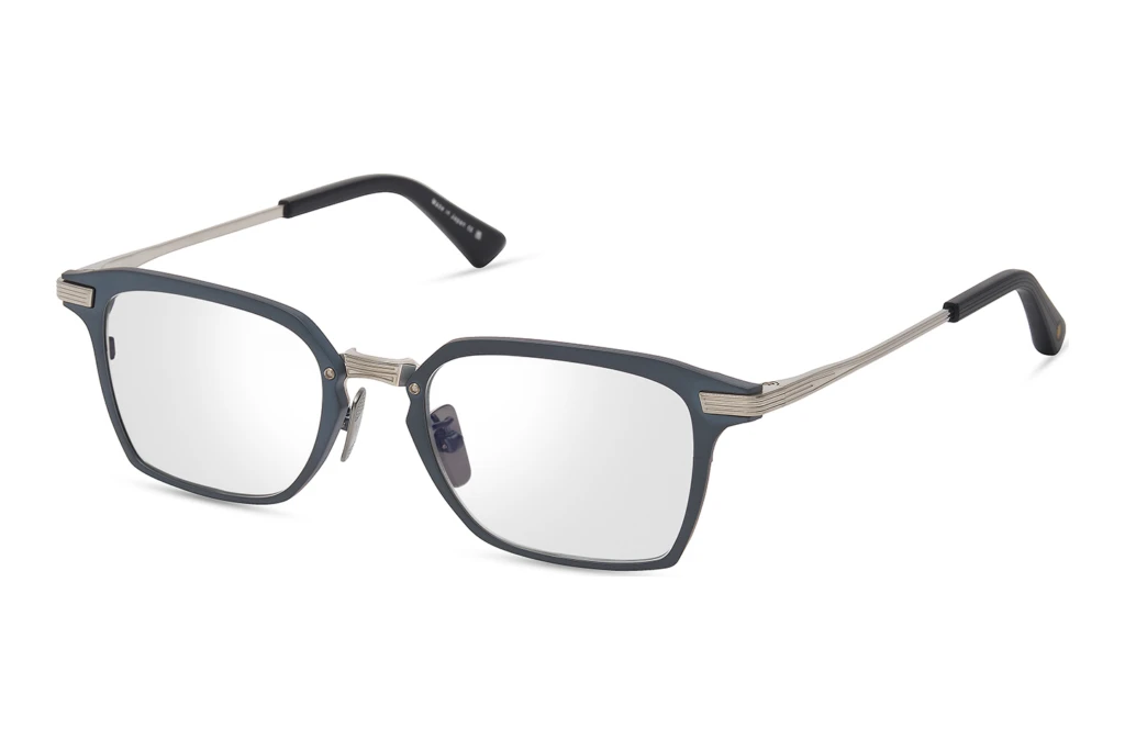 DITA DTX-187 04A MATTE DARK NAVY - BRUSHED SILVER DITA DTX-187 04A MATTE DARK NAVY - BRUSHED SILVER