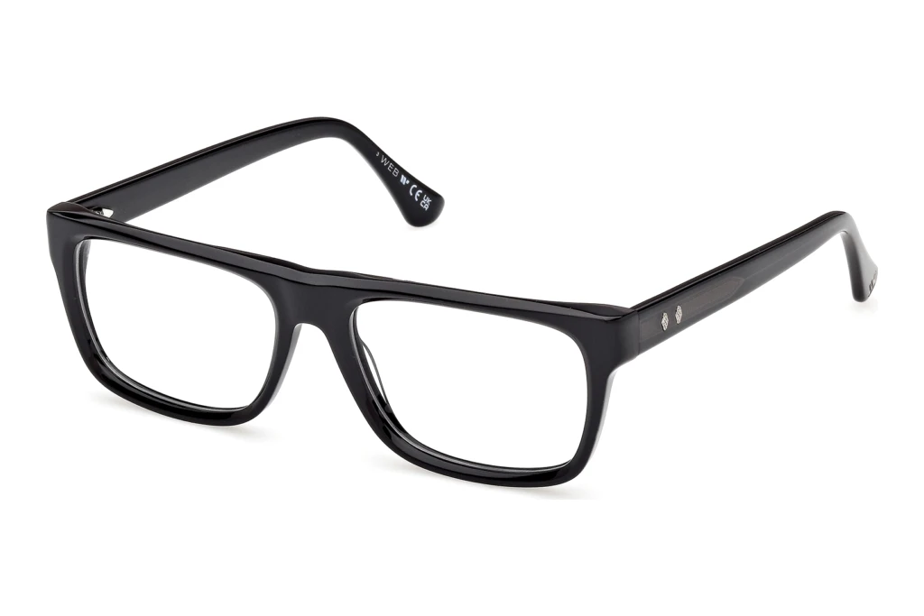 Web Eyewear WE5464 001 Glänzend Schwarz Web Eyewear WE5464 001 Glänzend Schwarz