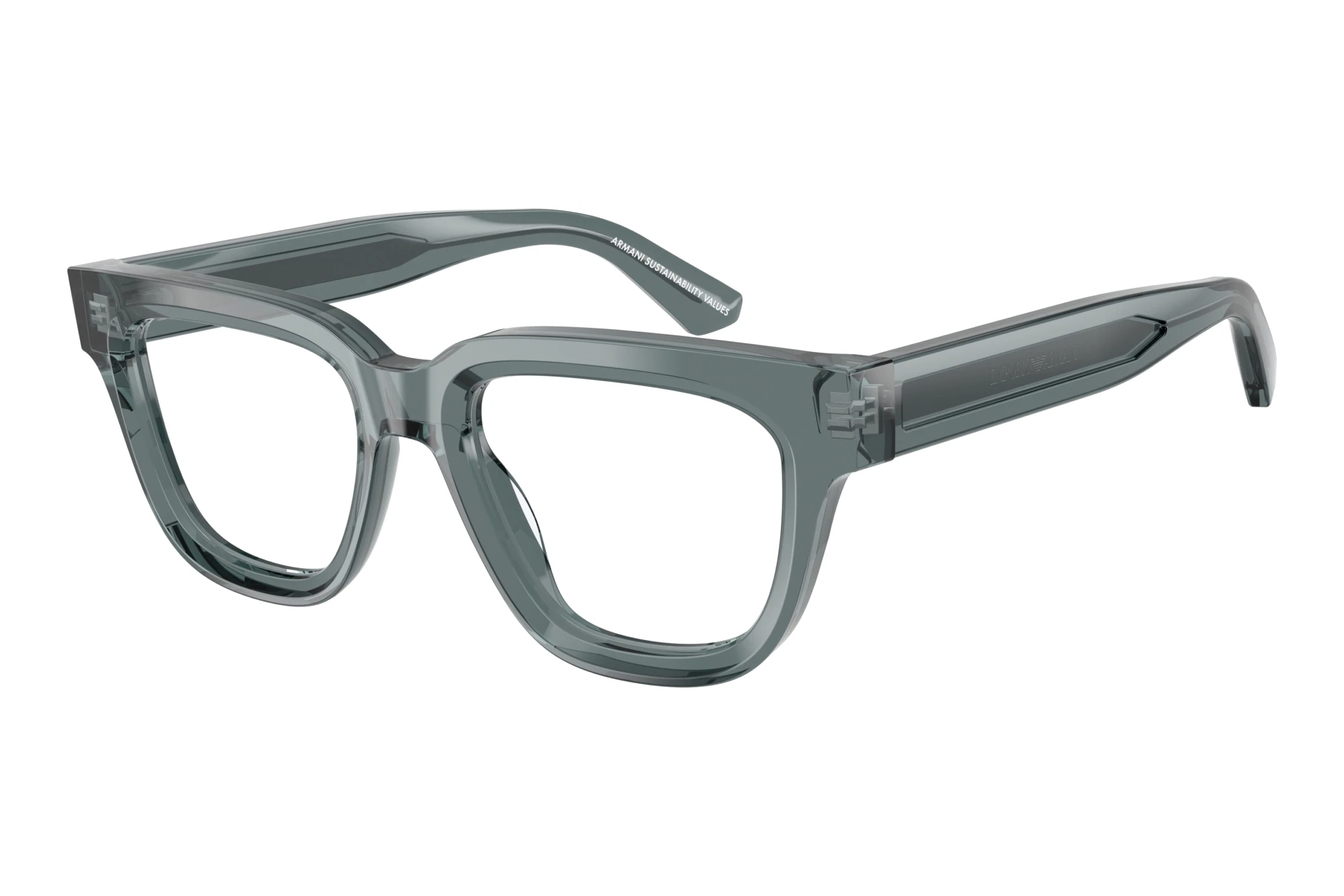Emporio Armani EA3281 6364 Shiny Transparent Grey Emporio Armani EA3281 6364 Shiny Transparent Grey