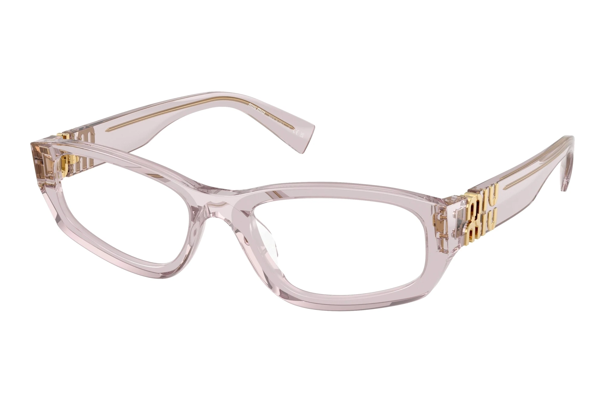 Miu Miu MU 04YV 12W1O1 Mauve Transparent Miu Miu MU 04YV 12W1O1 Mauve Transparent