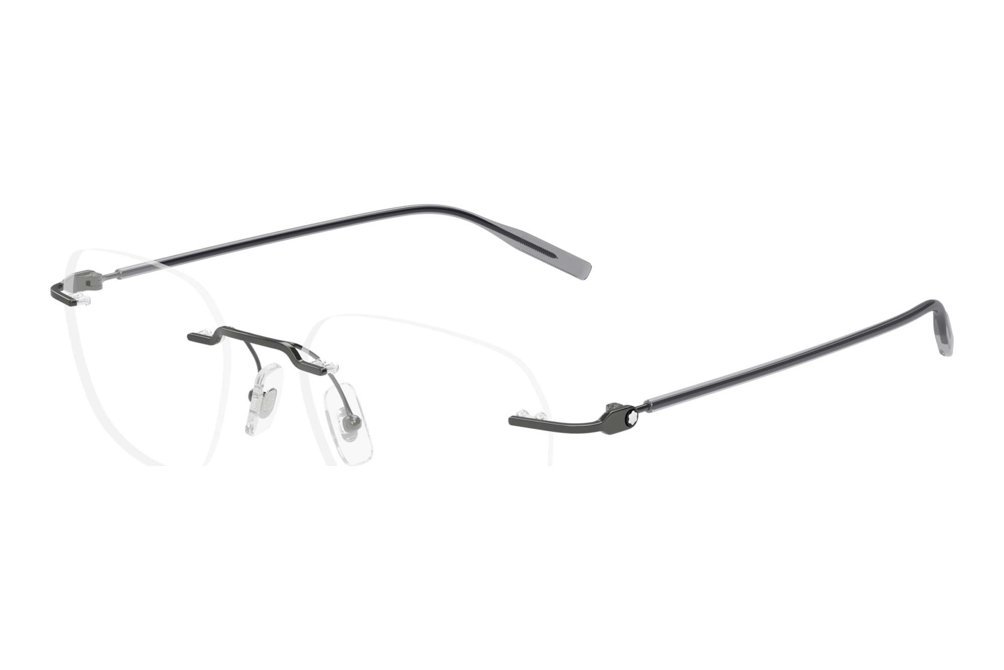 Mont Blanc MB0430O 001 GUNMETAL Mont Blanc MB0430O 001 GUNMETAL