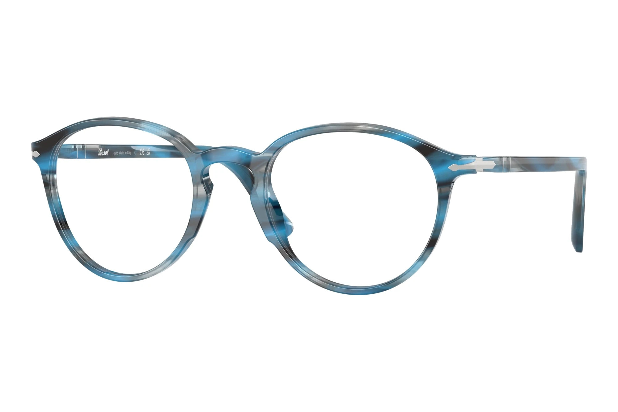 Persol PO3218V 1234 Striped Blue And Grey Persol PO3218V 1234 Striped Blue And Grey