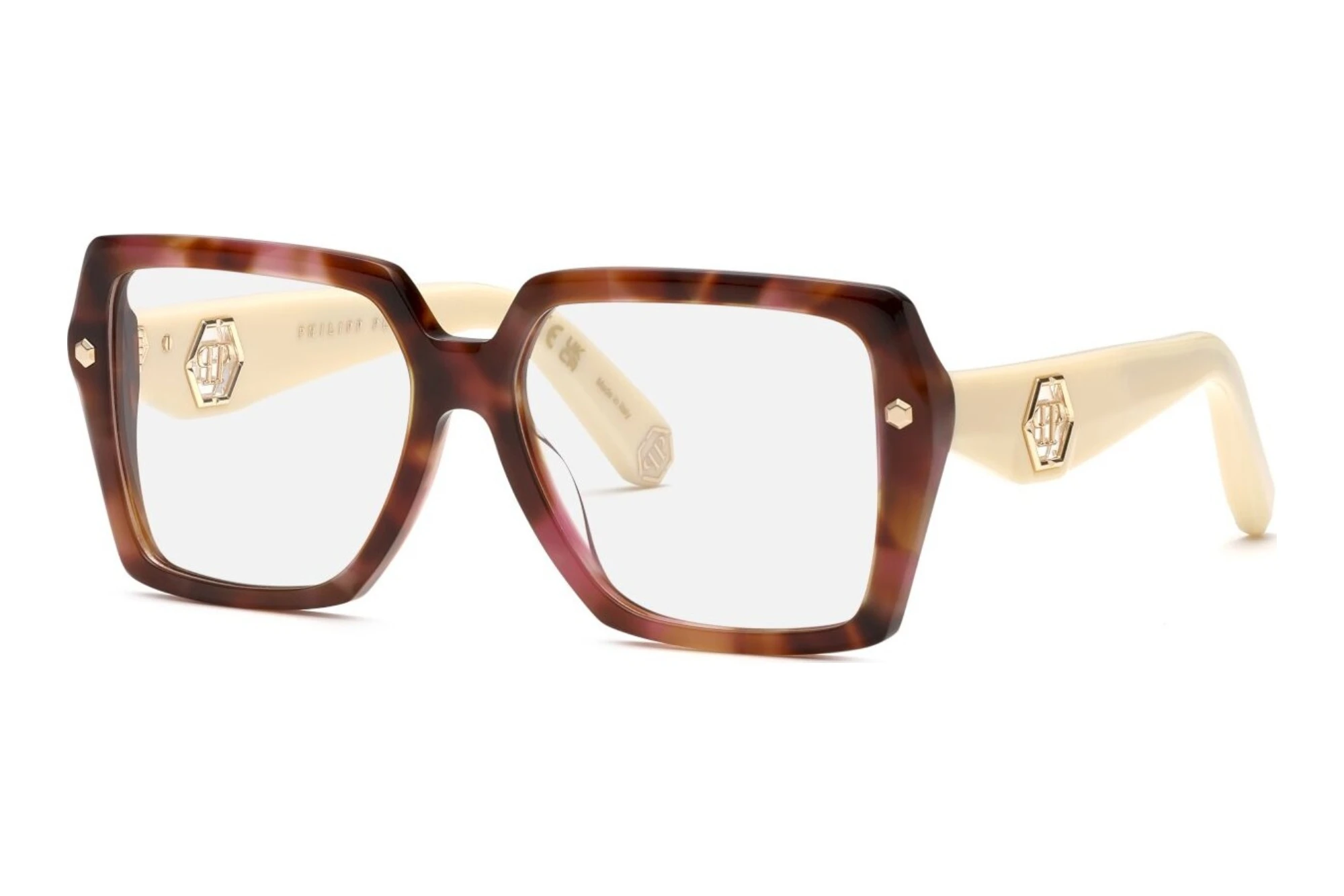 Philipp Plein VPP192 01GQ BROWN/PINK HAVANA Philipp Plein VPP192 01GQ BROWN/PINK HAVANA