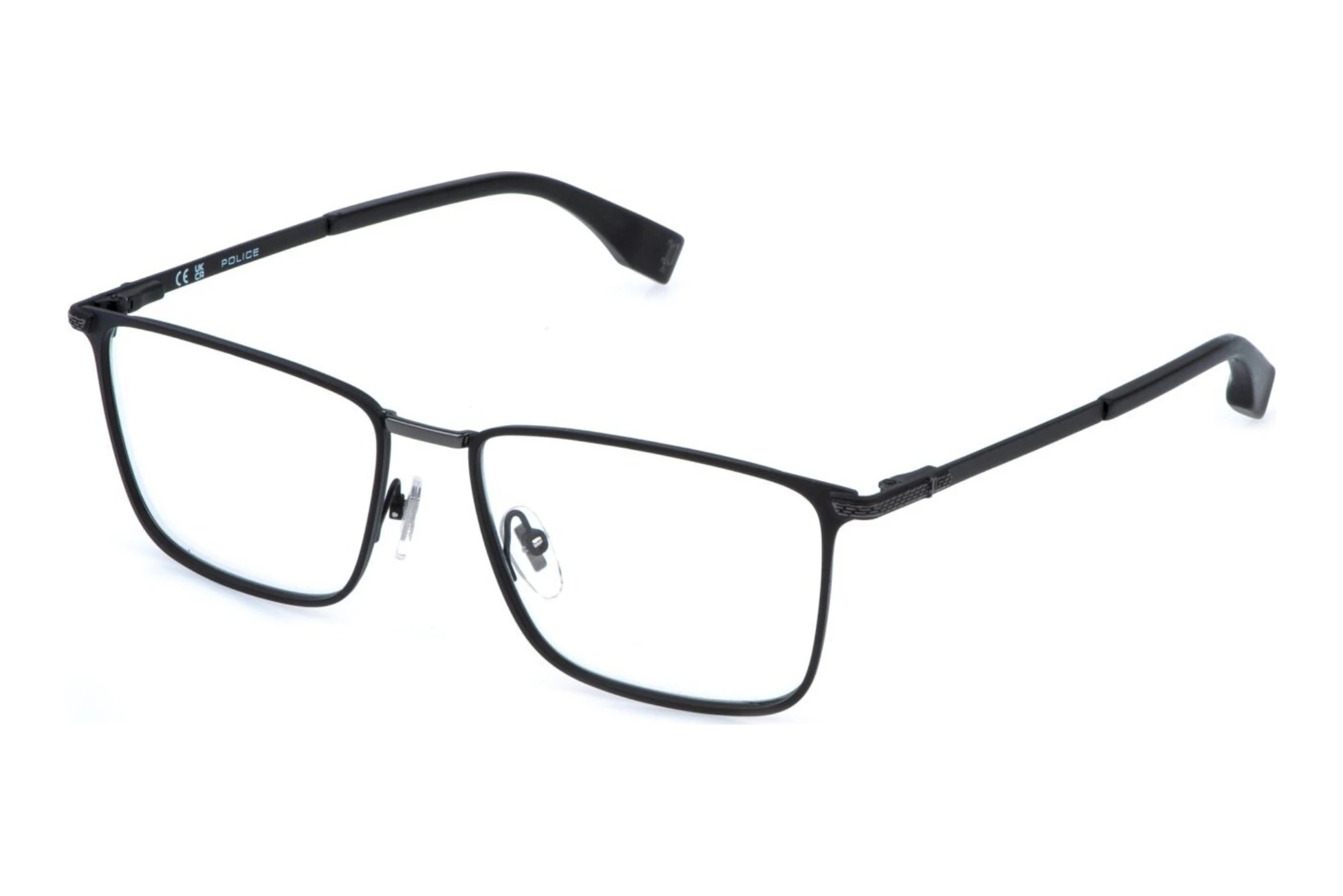 Police VPLR64 0599 SEMI MATT BLACK W/SHINY GUN PARTS Police VPLR64 0599 SEMI MATT BLACK W/SHINY GUN PARTS