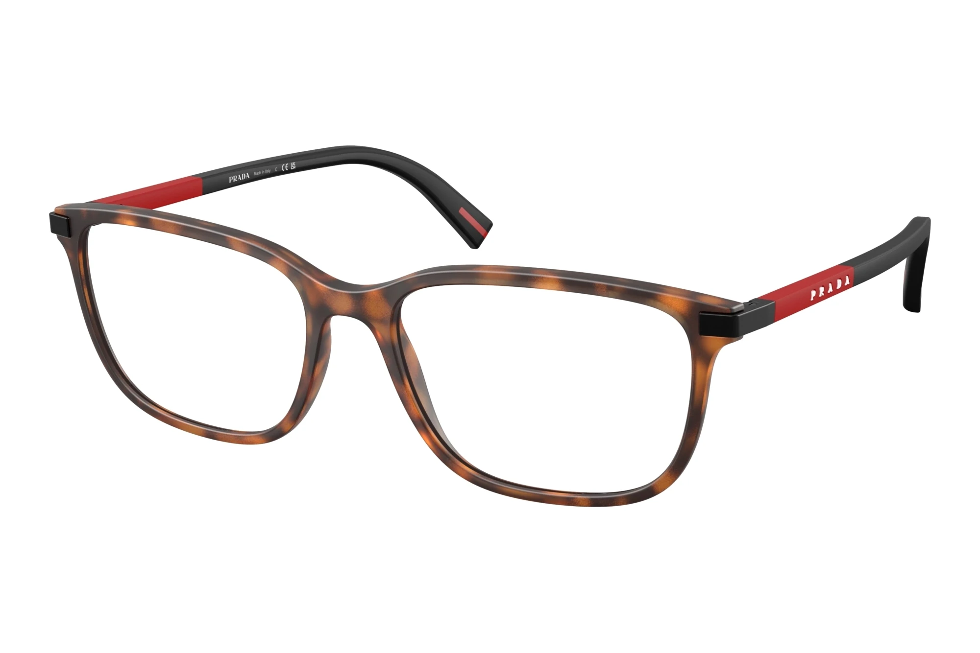 Prada Linea Rossa PS 02RV 17X1O1 Dark Tortoise Rubber Prada Linea Rossa PS 02RV 17X1O1 Dark Tortoise Rubber