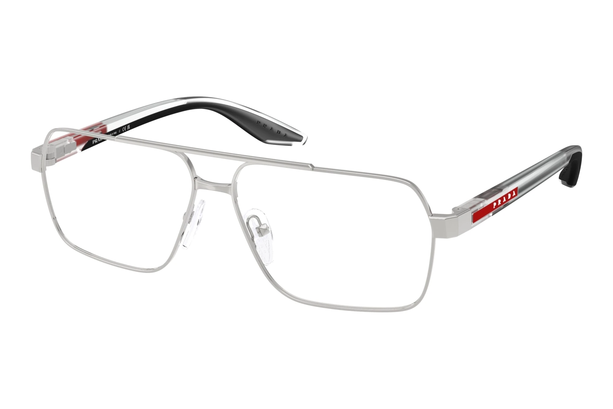 Prada Linea Rossa PS 51TV 1BC1O1 Silver Prada Linea Rossa PS 51TV 1BC1O1 Silver