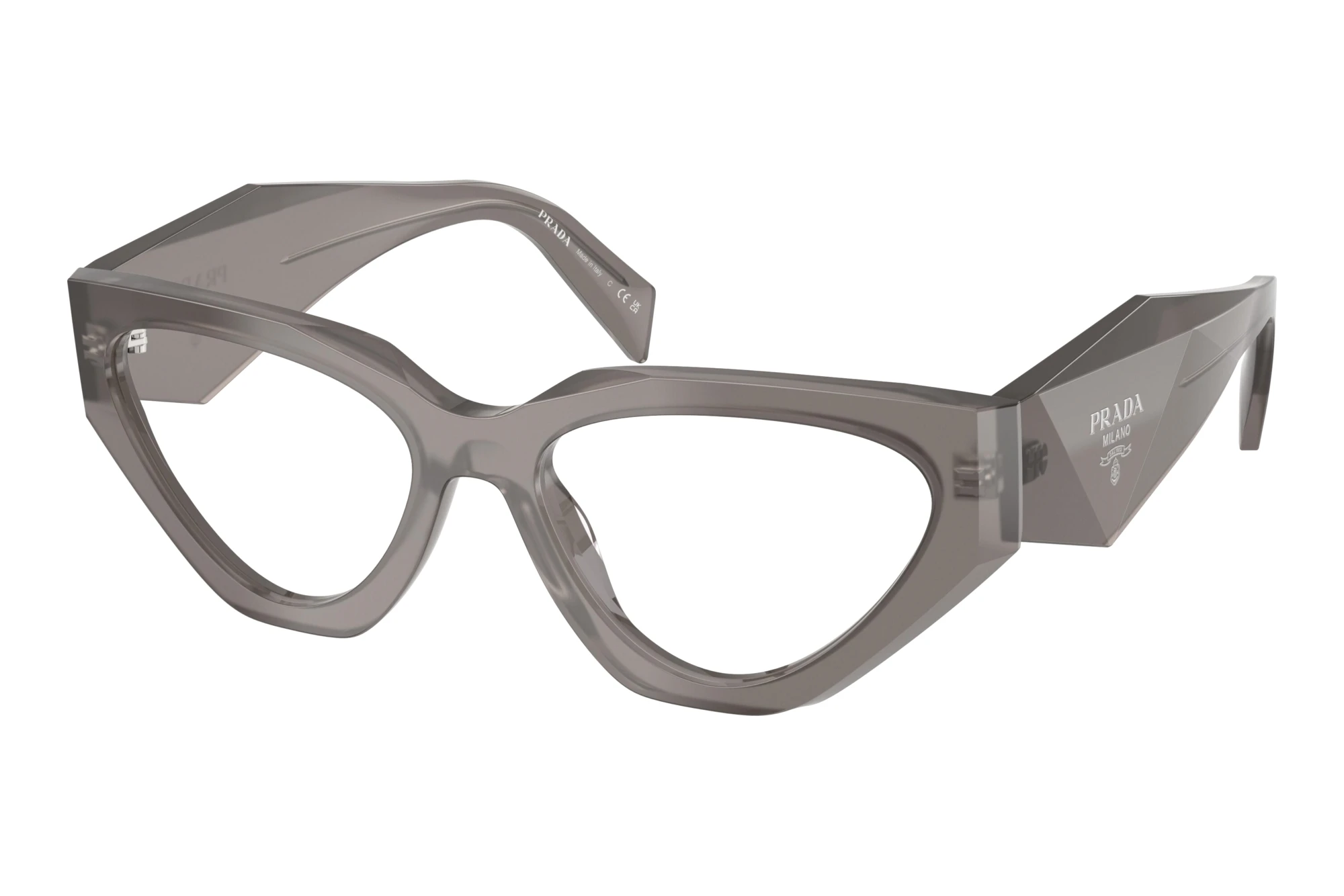 Prada PR C07V 27G1O1 Transparent Flint Prada PR C07V 27G1O1 Transparent Flint