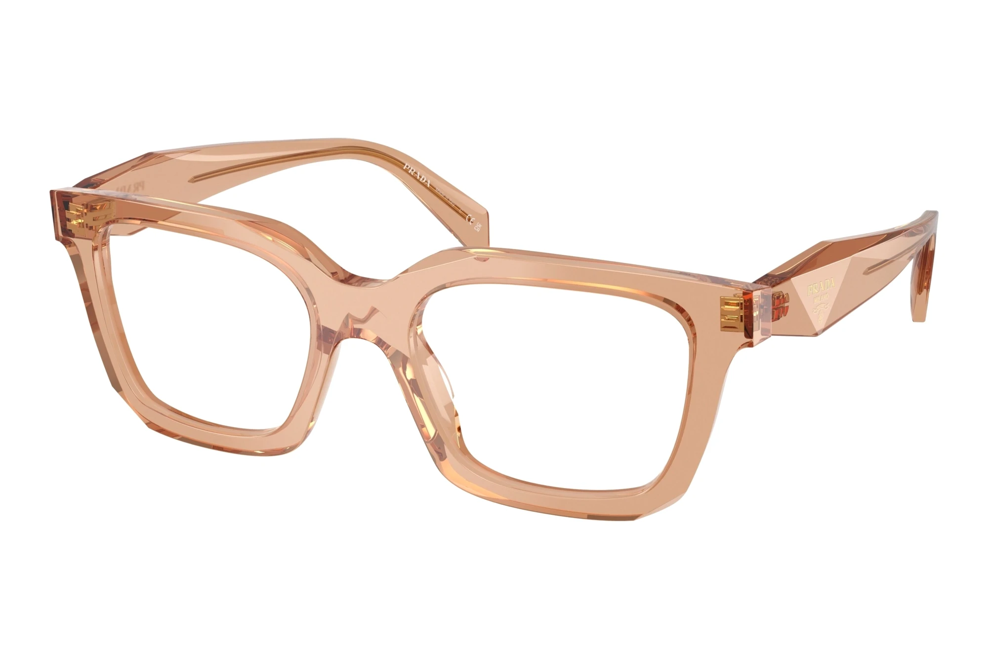 Prada PR C08V 20H1O1 Transparent Chocolate Prada PR C08V 20H1O1 Transparent Chocolate