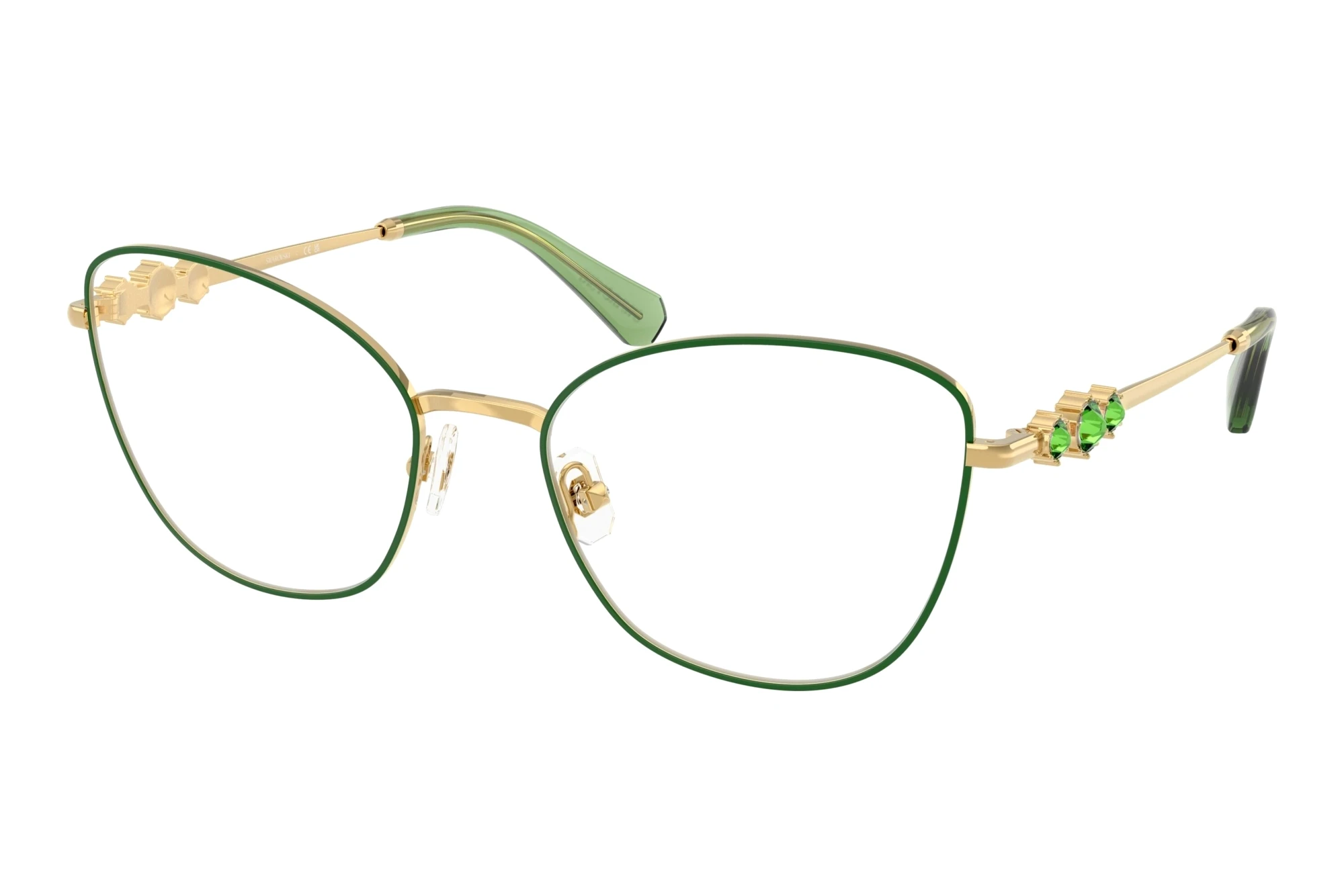 Swarovski SK1034 4044 Gold/Green Swarovski SK1034 4044 Gold/Green