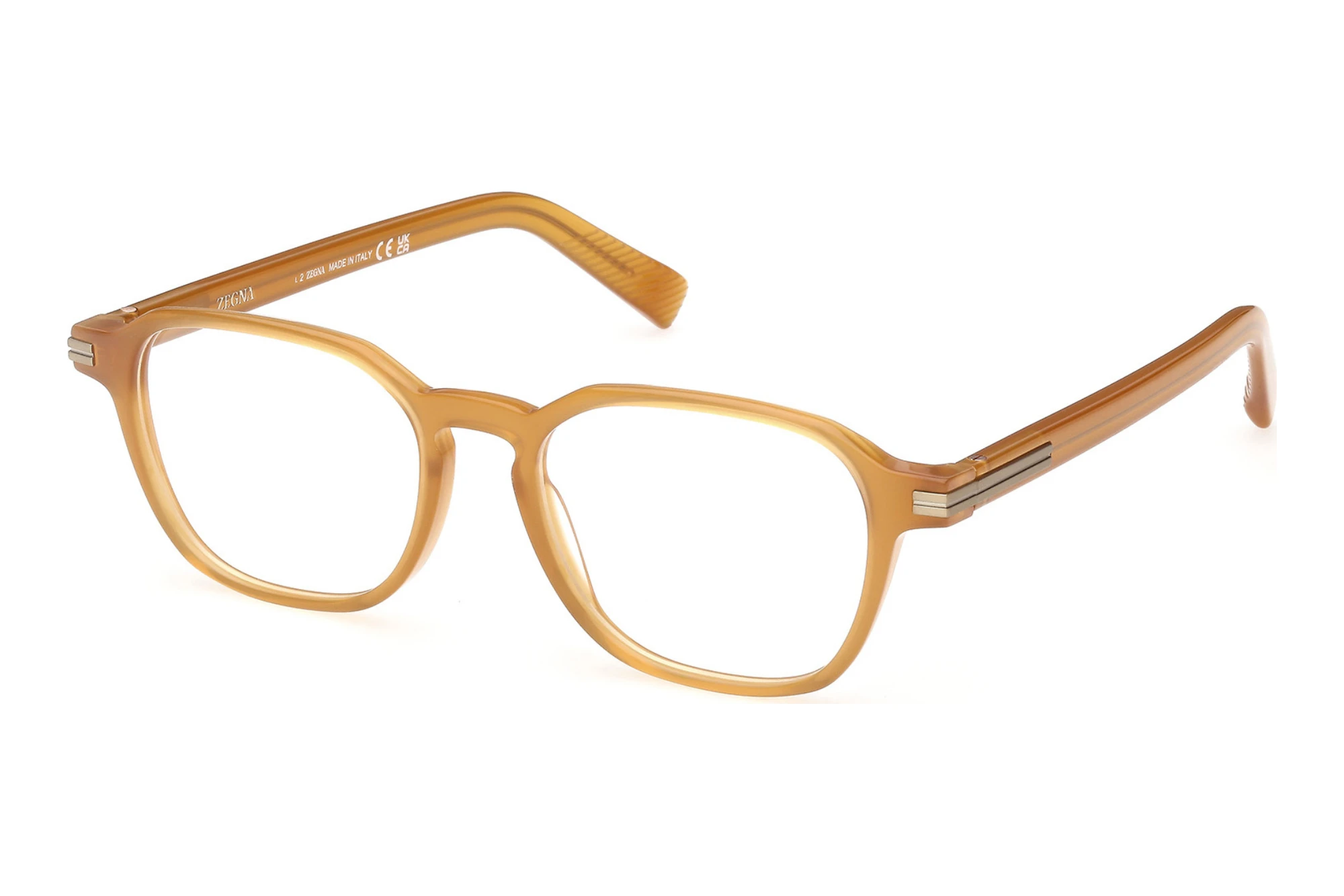 Zegna EZ5332 045 Glänzend Hellbraun Zegna EZ5332 045 Glänzend Hellbraun