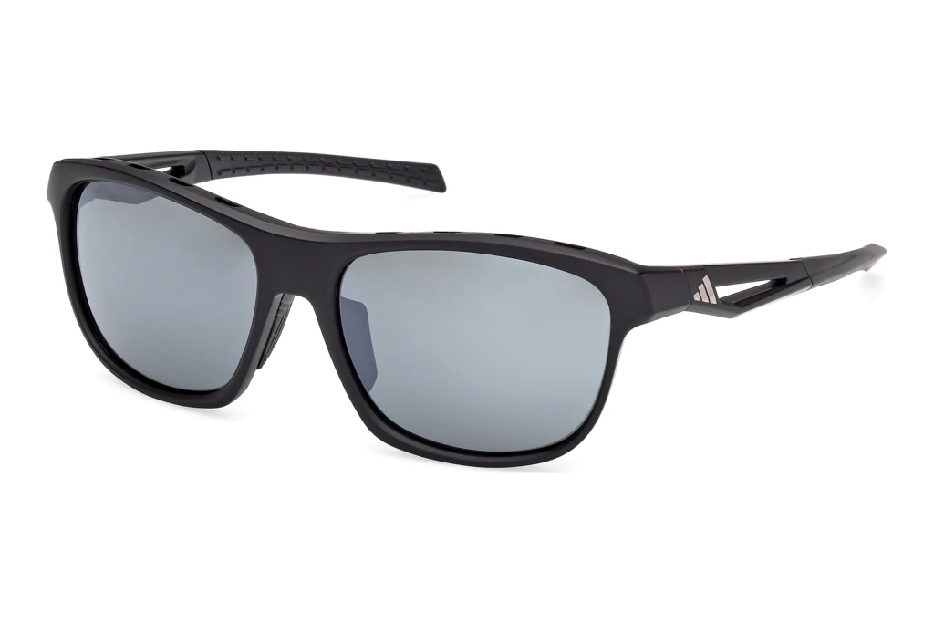 Adidas   SP0118 02D grau polarisierendMatt Schwarz Adidas   SP0118 02D grau polarisierendMatt Schwarz