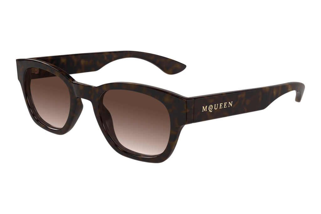 Alexander McQueen AM0530S 002 HAVANA Alexander McQueen AM0530S 002 HAVANA