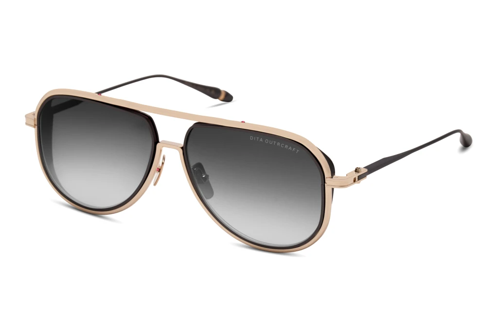 DITA DTS-188 01A GREY TO CLEAR GRADIENTWHITE GOLD - BLACK IRON DITA DTS-188 01A GREY TO CLEAR GRADIENTWHITE GOLD - BLACK IRON