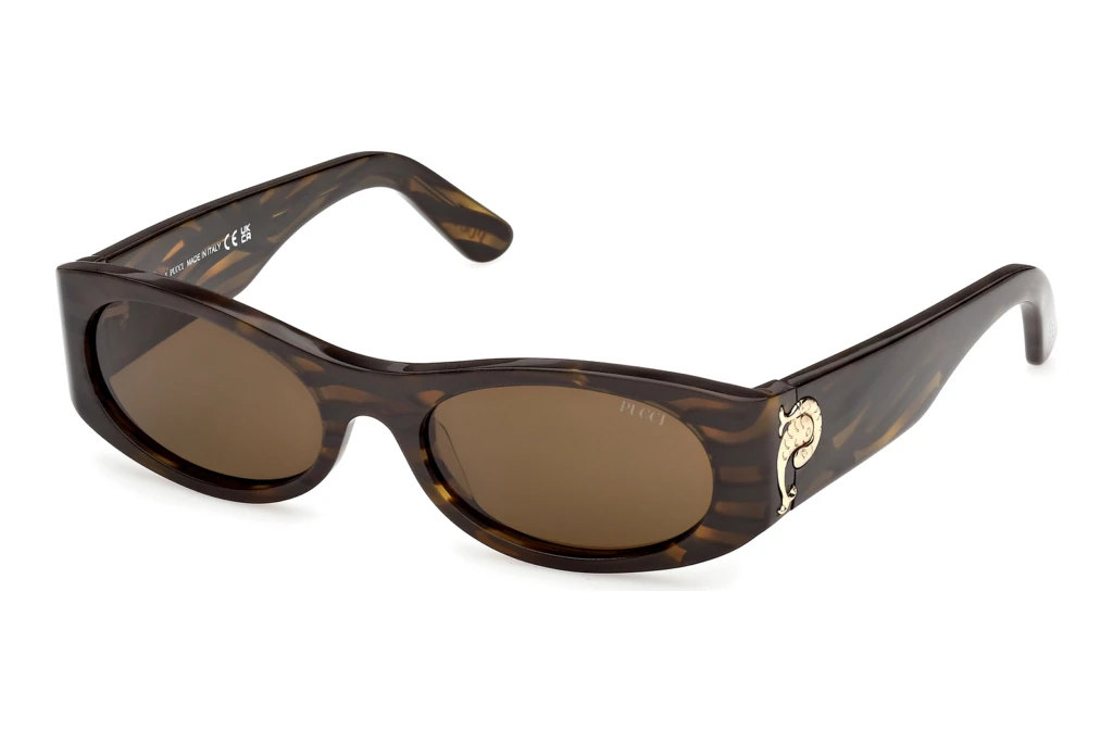 Emilio Pucci   EP0243 56E braunHavanna/Gestreift Emilio Pucci   EP0243 56E braunHavanna/Gestreift