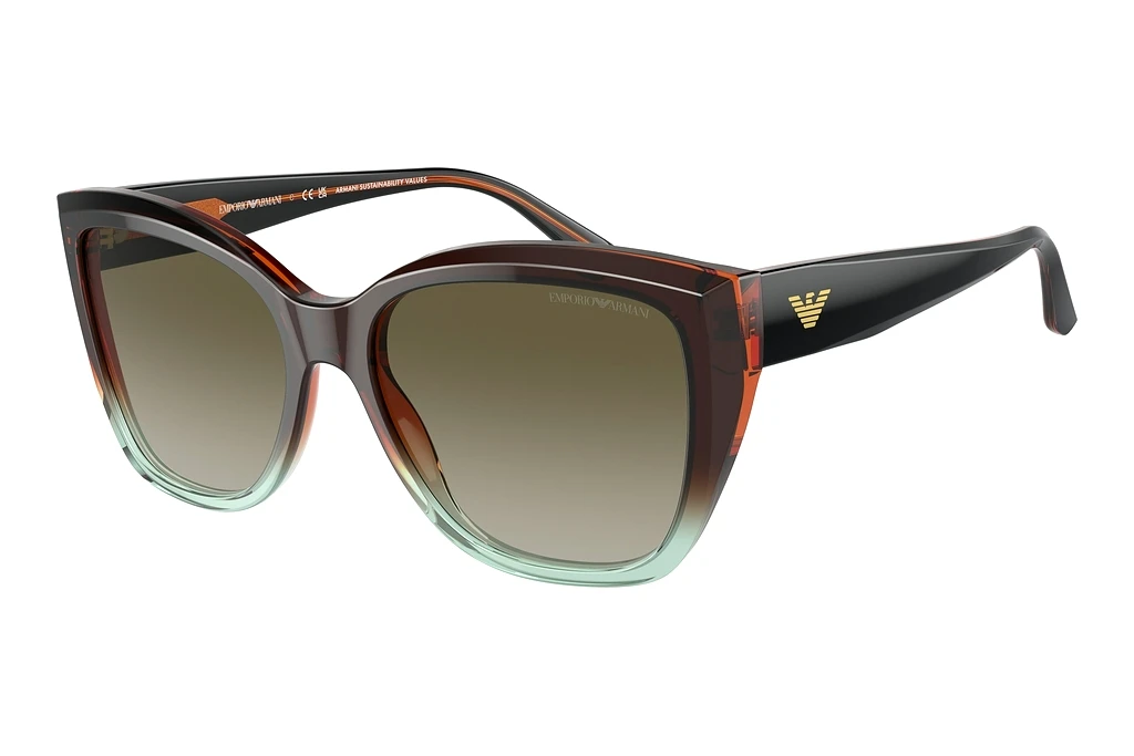 Emporio Armani   EA4198 59898E Gradient GreenGradient Brown/Green Emporio Armani   EA4198 59898E Gradient GreenGradient Brown/Green