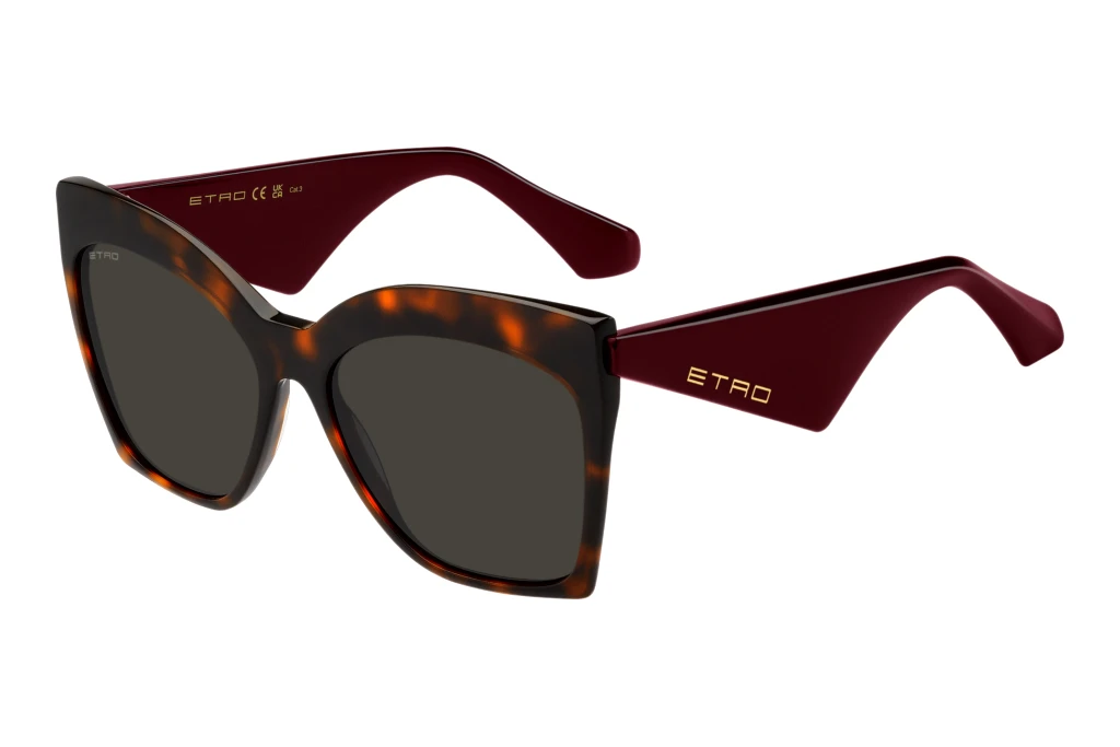 Etro ETRO 0044/S 65T/70 BROWNHAVANA BURGUNDY Etro ETRO 0044/S 65T/70 BROWNHAVANA BURGUNDY