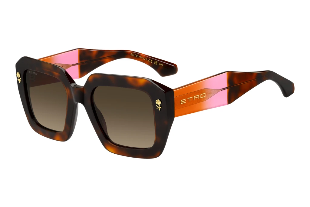 Etro ETRO 0114/S O63/HA BROWN SHADEDHAVANA RED Etro ETRO 0114/S O63/HA BROWN SHADEDHAVANA RED