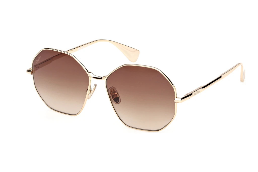 Max Mara   MM0168 32F braun verlaufendGlänzend Blassgold Max Mara   MM0168 32F braun verlaufendGlänzend Blassgold