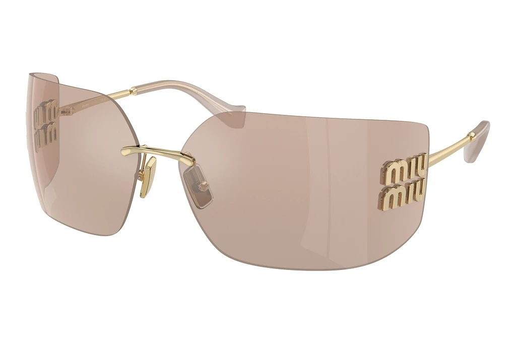 Miu Miu   MU 54YS ZVN20F Pink MirrorPale Gold Miu Miu   MU 54YS ZVN20F Pink MirrorPale Gold