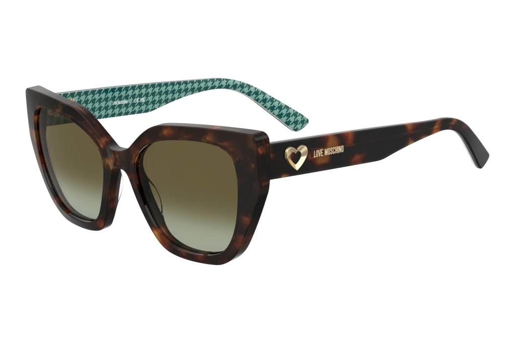 Moschino MOL098/S 2VM/BC BROWN GREEN DEGRADE'HAVANA PATTERN Moschino MOL098/S 2VM/BC BROWN GREEN DEGRADE'HAVANA PATTERN