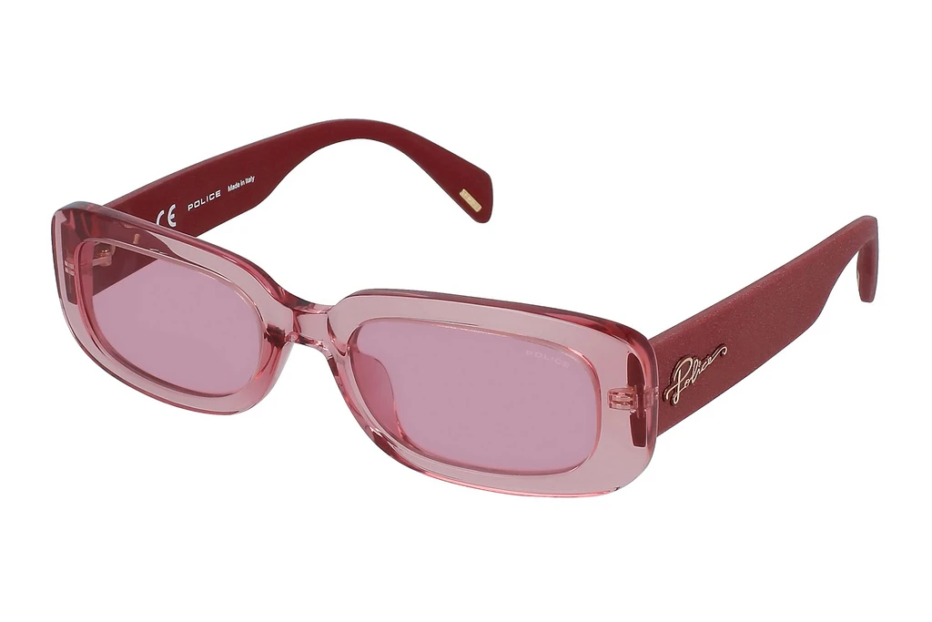 Police SPLA17 0776 PINKSHINY TRANSPARENT PINK Police SPLA17 0776 PINKSHINY TRANSPARENT PINK