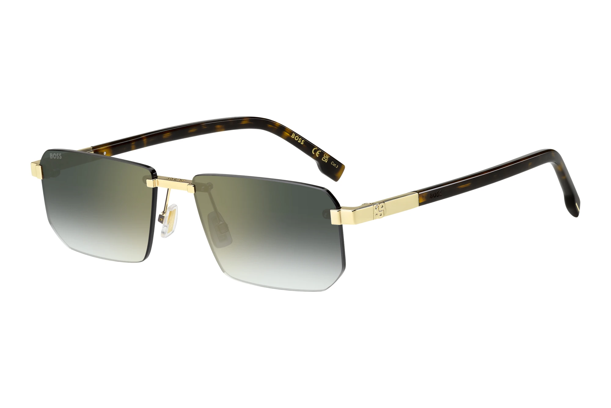 Boss BOSS 1918/S J5G/D6 GREEN SHADED GOLD MIRROR ANTIREFEXGOLD Boss BOSS 1918/S J5G/D6 GREEN SHADED GOLD MIRROR ANTIREFEXGOLD