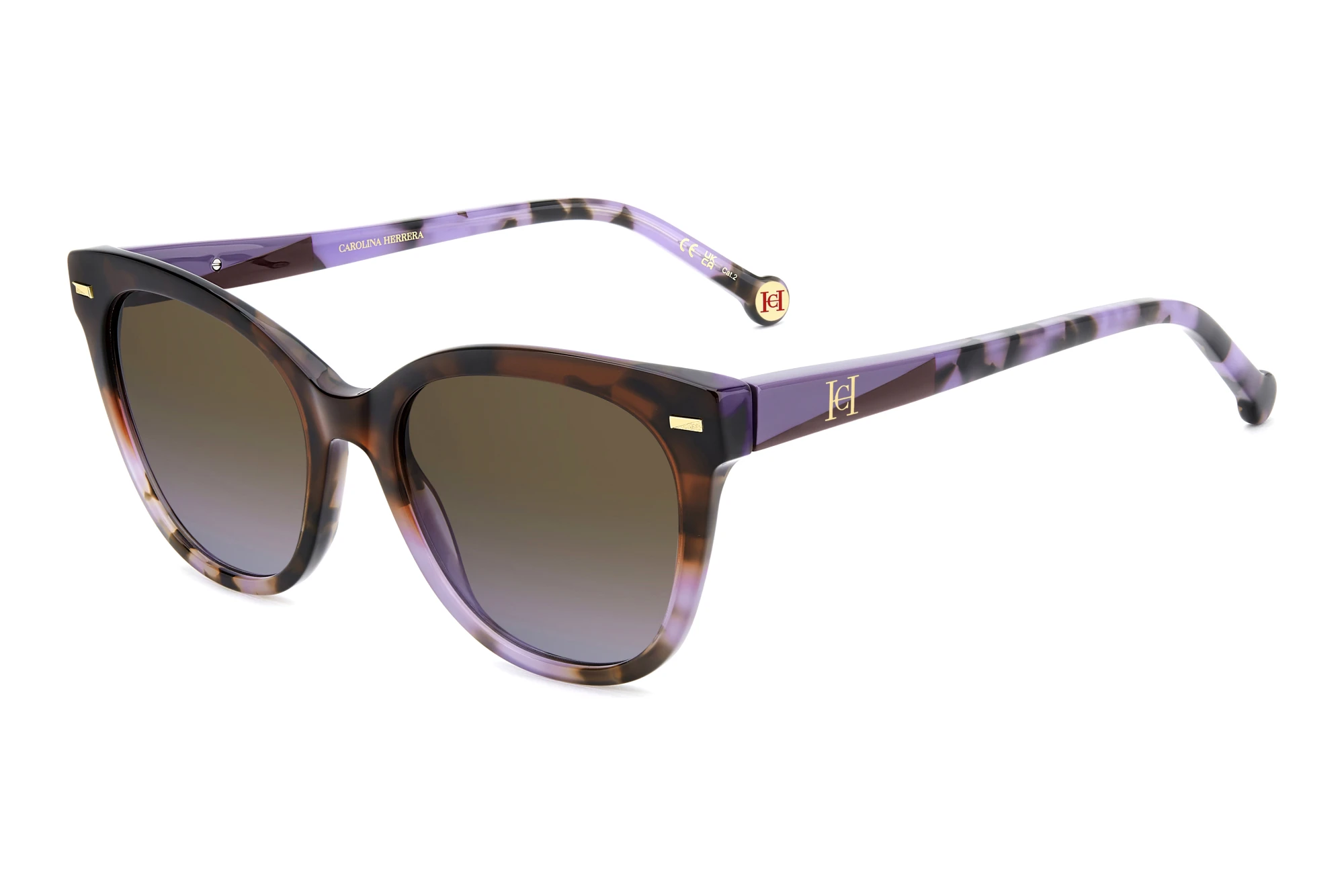 Carolina Herrera HER 0360/S 52A/QR BROWN VIOLET DOUBLESHADEBURGUNDY VIOLET HAVANA Carolina Herrera HER 0360/S 52A/QR BROWN VIOLET DOUBLESHADEBURGUNDY VIOLET HAVANA