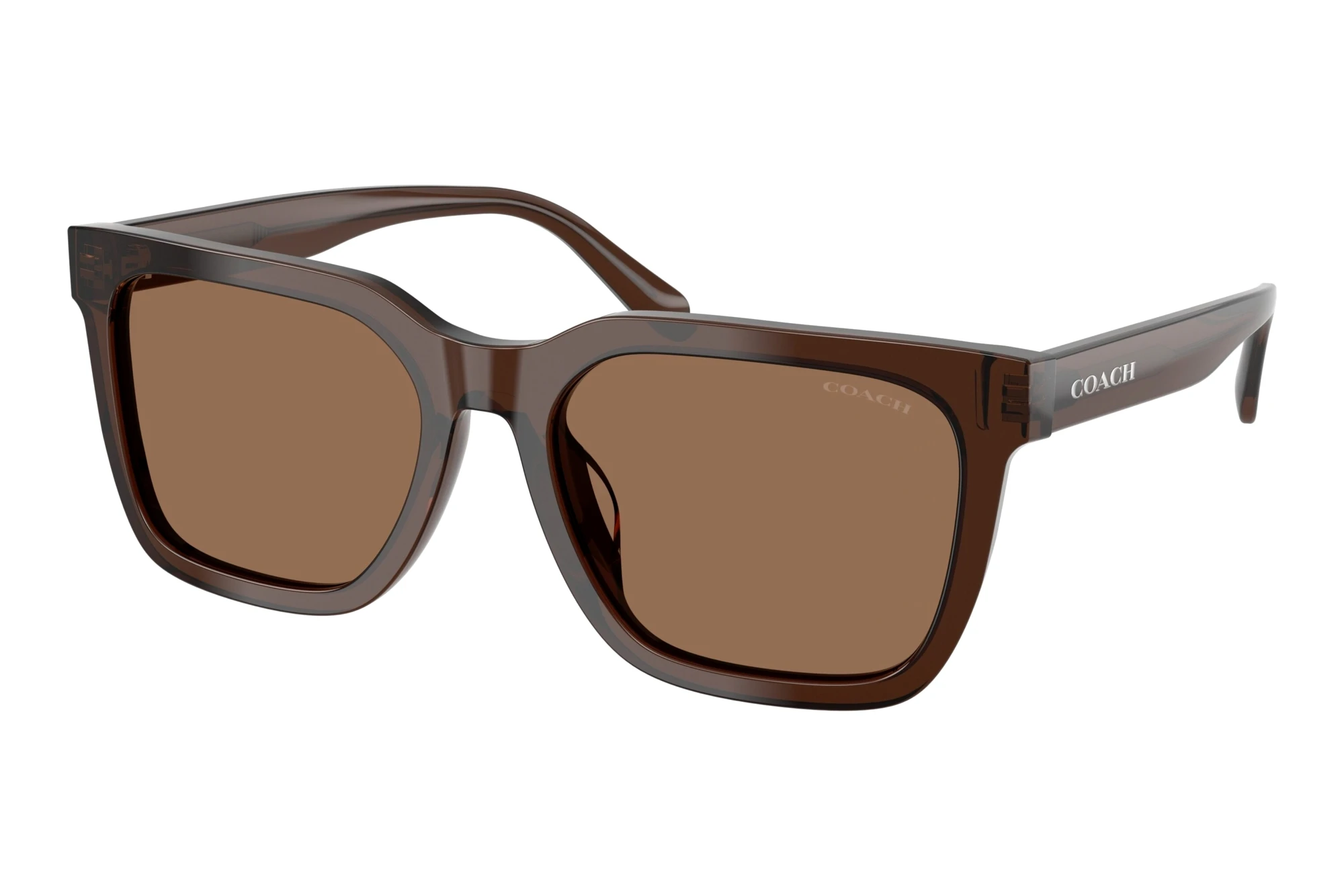 Coach HC8466U 597373 Brown SolidTransparent Brown Coach HC8466U 597373 Brown SolidTransparent Brown