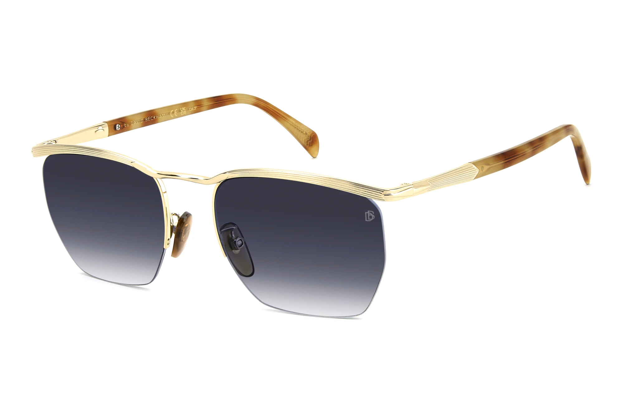 David Beckham DB 1225/S 0NR/84 BLUE SHADED ANTIREFLEXGOLD BROWN HAVANA David Beckham DB 1225/S 0NR/84 BLUE SHADED ANTIREFLEXGOLD BROWN HAVANA