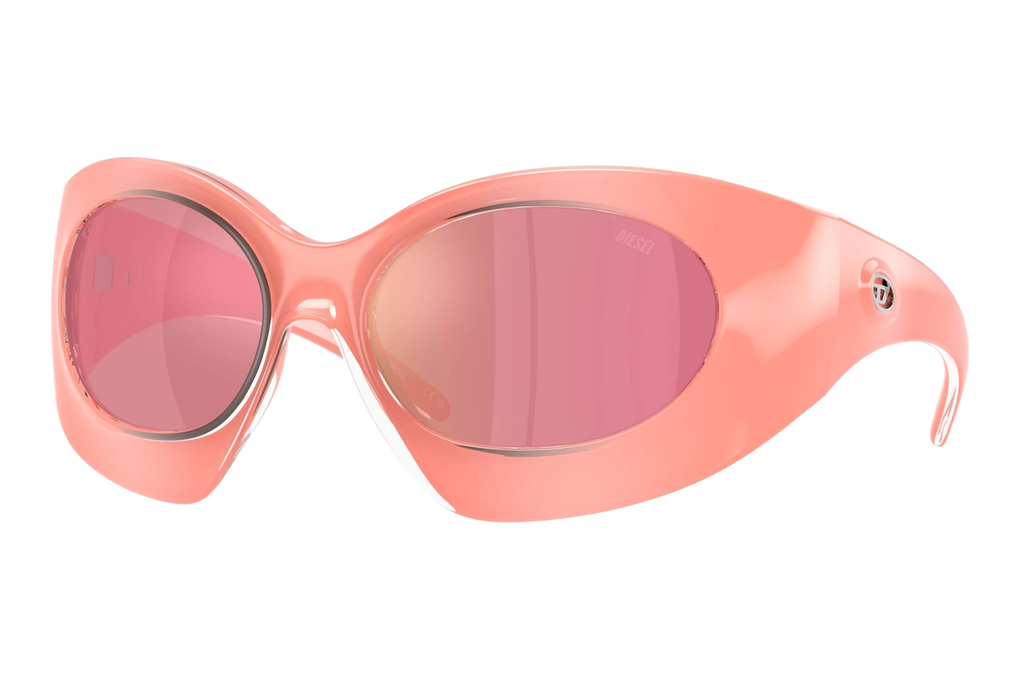 Diesel DL3014U 2061/Z Pink Mirror Rose GoldCrystal/Varnish Peach Diesel DL3014U 2061/Z Pink Mirror Rose GoldCrystal/Varnish Peach