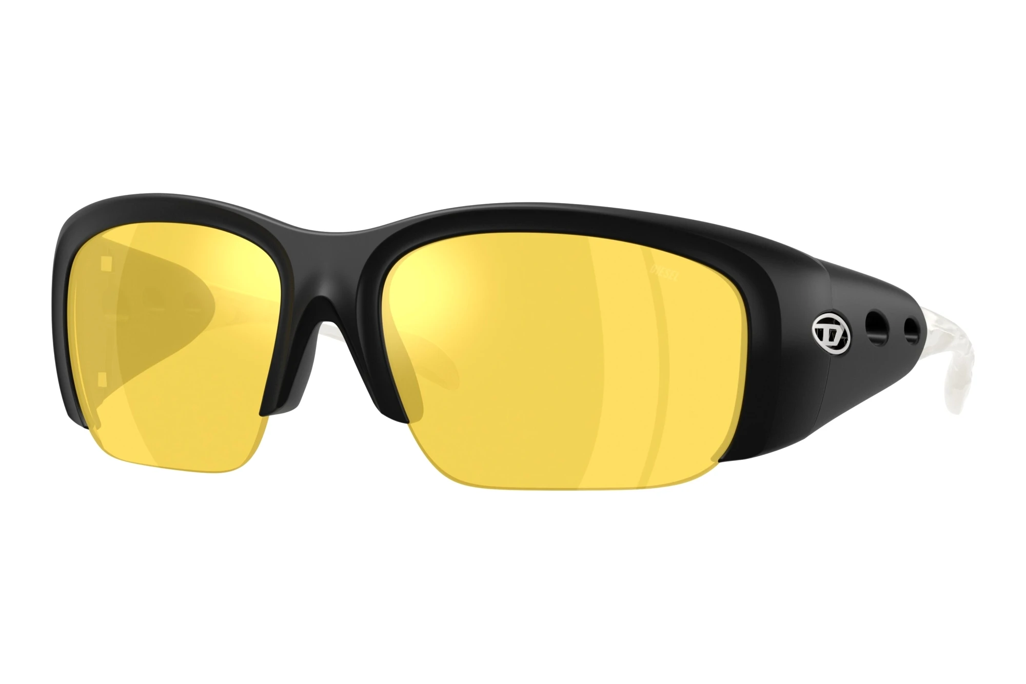 Diesel DL3016U 2002V9 Yellow Mirror Internal SilverCrystal/Black Diesel DL3016U 2002V9 Yellow Mirror Internal SilverCrystal/Black