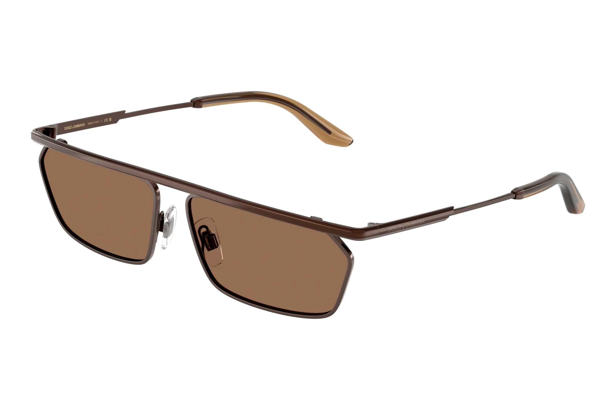 Dolce & Gabbana DG2327 133673 Dark BrownBrown/Matte Brown Dolce & Gabbana DG2327 133673 Dark BrownBrown/Matte Brown