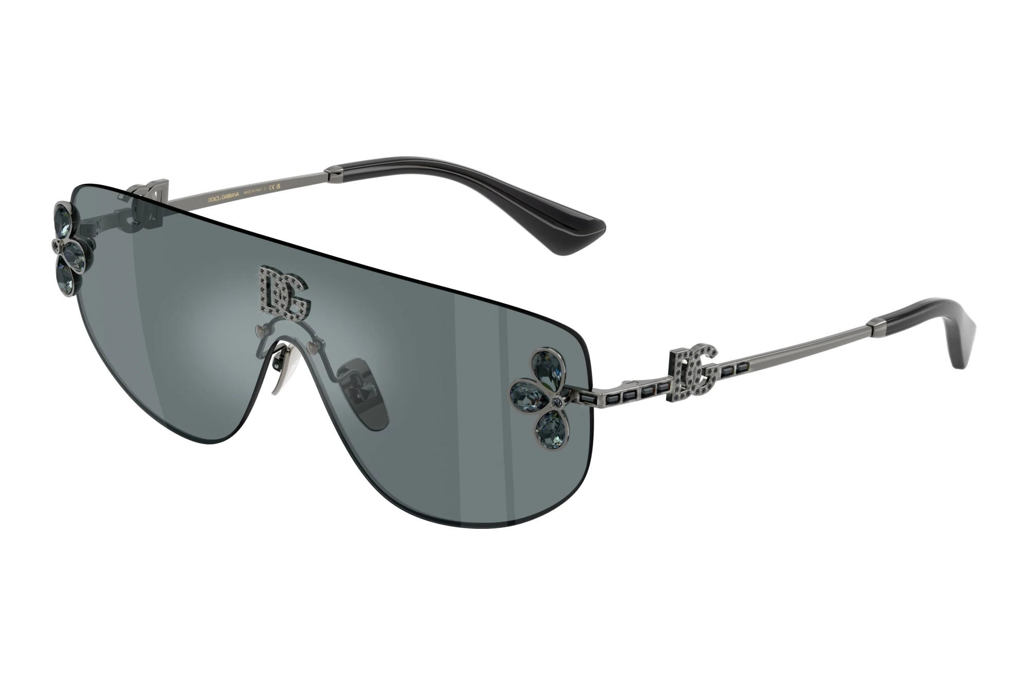 Dolce & Gabbana DG2333B 12866G Grey Mirror BlackDark Gunmetal Dolce & Gabbana DG2333B 12866G Grey Mirror BlackDark Gunmetal