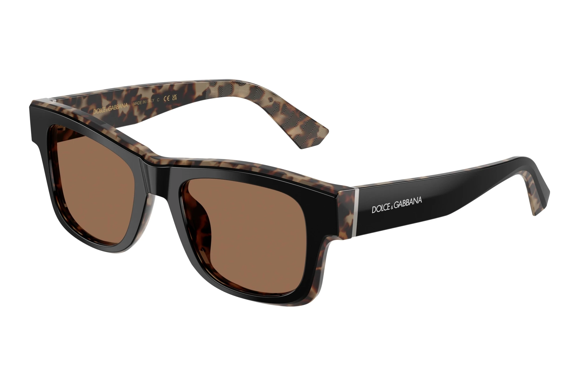 Dolce & Gabbana DG4515 341773 Dark BrownBlack On Red Havana Dolce & Gabbana DG4515 341773 Dark BrownBlack On Red Havana