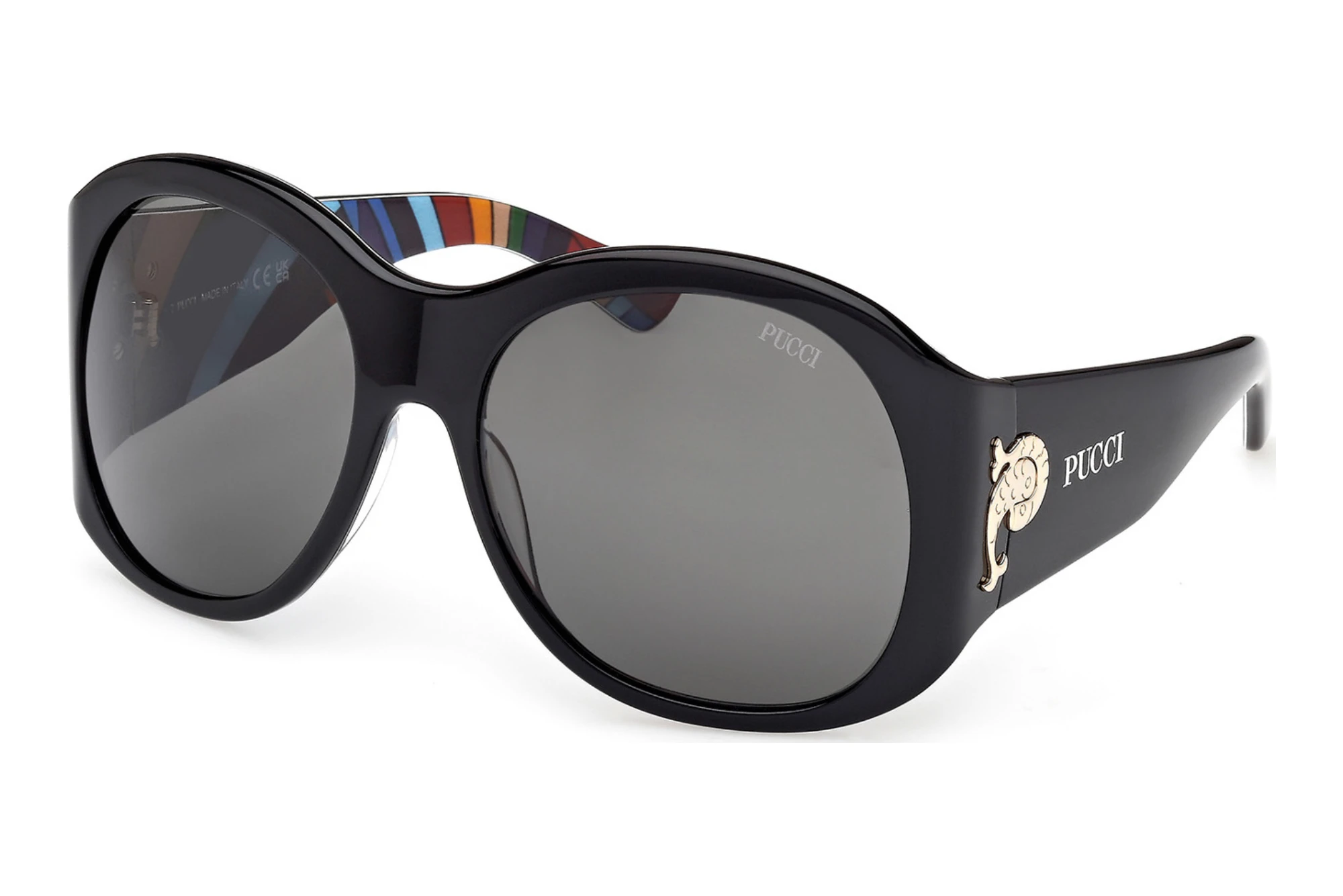 Emilio Pucci EP0233 05A grauSchwarz/Muster Emilio Pucci EP0233 05A grauSchwarz/Muster