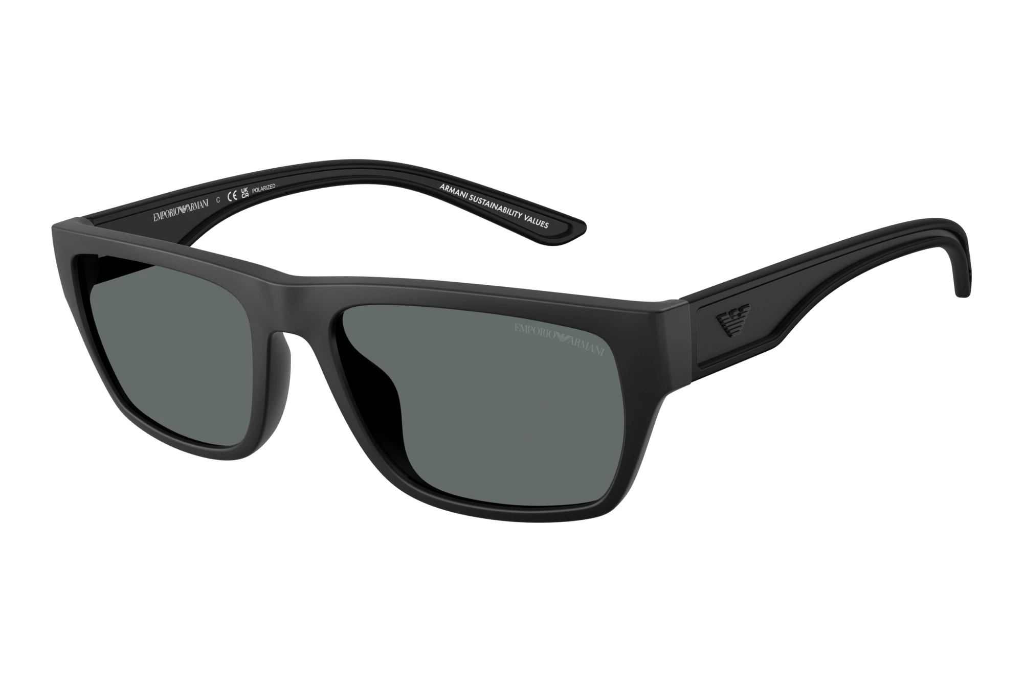 Emporio Armani EA4267U 500181 Dark Grey PolarizedRubberized Matte Black Emporio Armani EA4267U 500181 Dark Grey PolarizedRubberized Matte Black