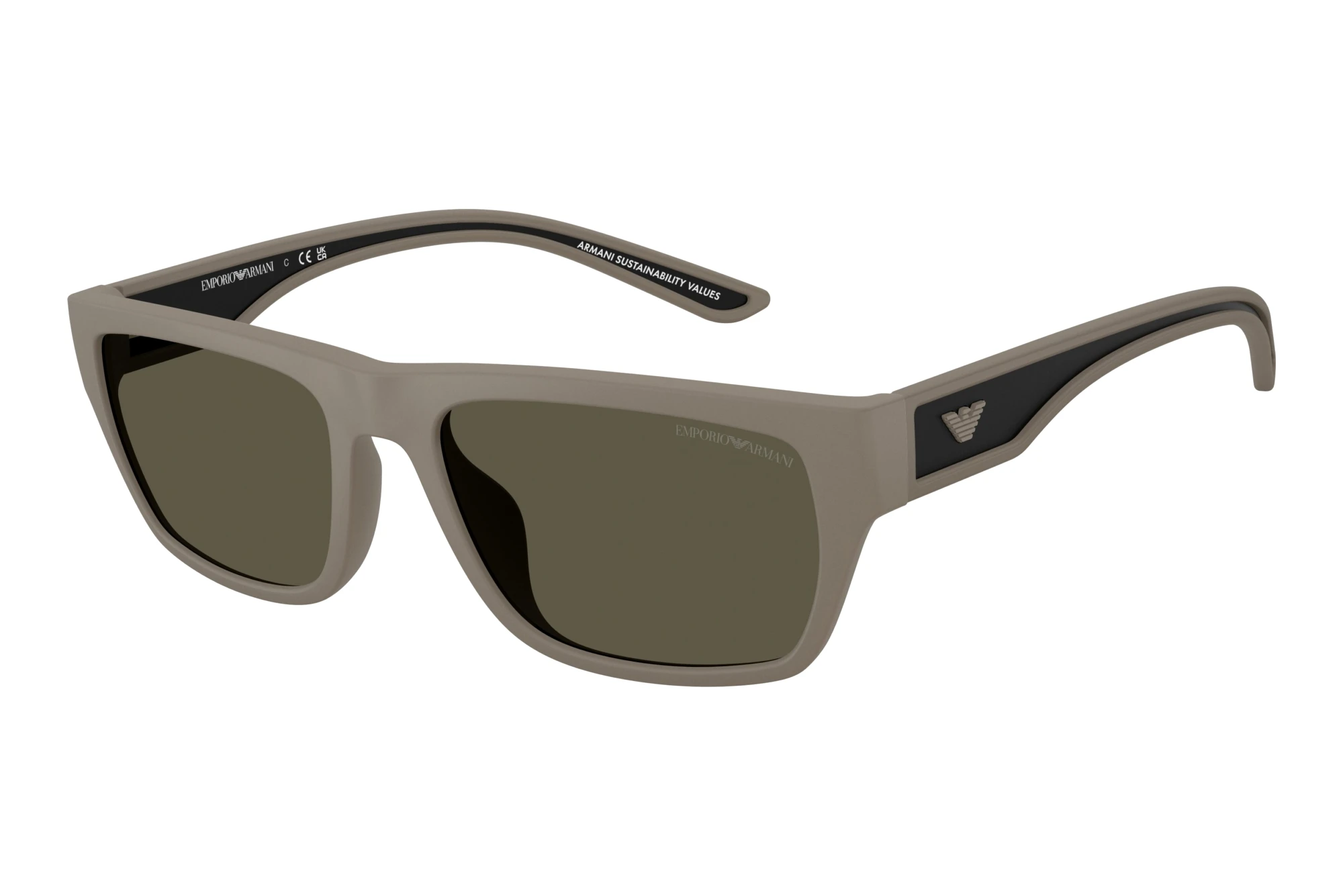 Emporio Armani EA4267U 636187 Dark GreyRubberized Matte Light Brown Emporio Armani EA4267U 636187 Dark GreyRubberized Matte Light Brown
