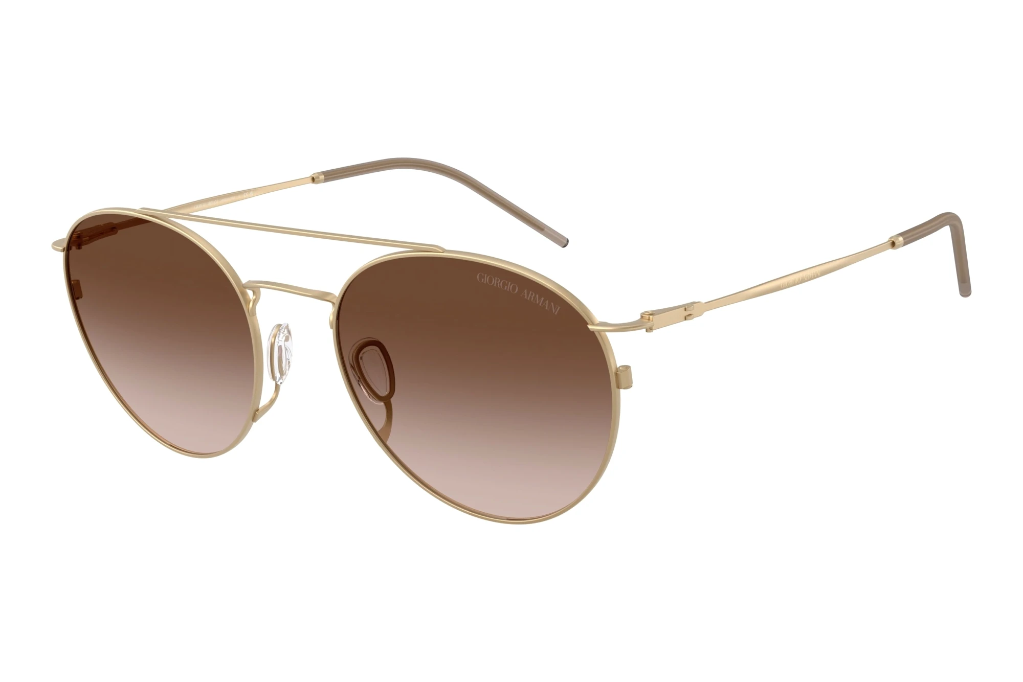 Giorgio Armani AR6183 300213 Gradient BrownMatte Pale Gold Giorgio Armani AR6183 300213 Gradient BrownMatte Pale Gold