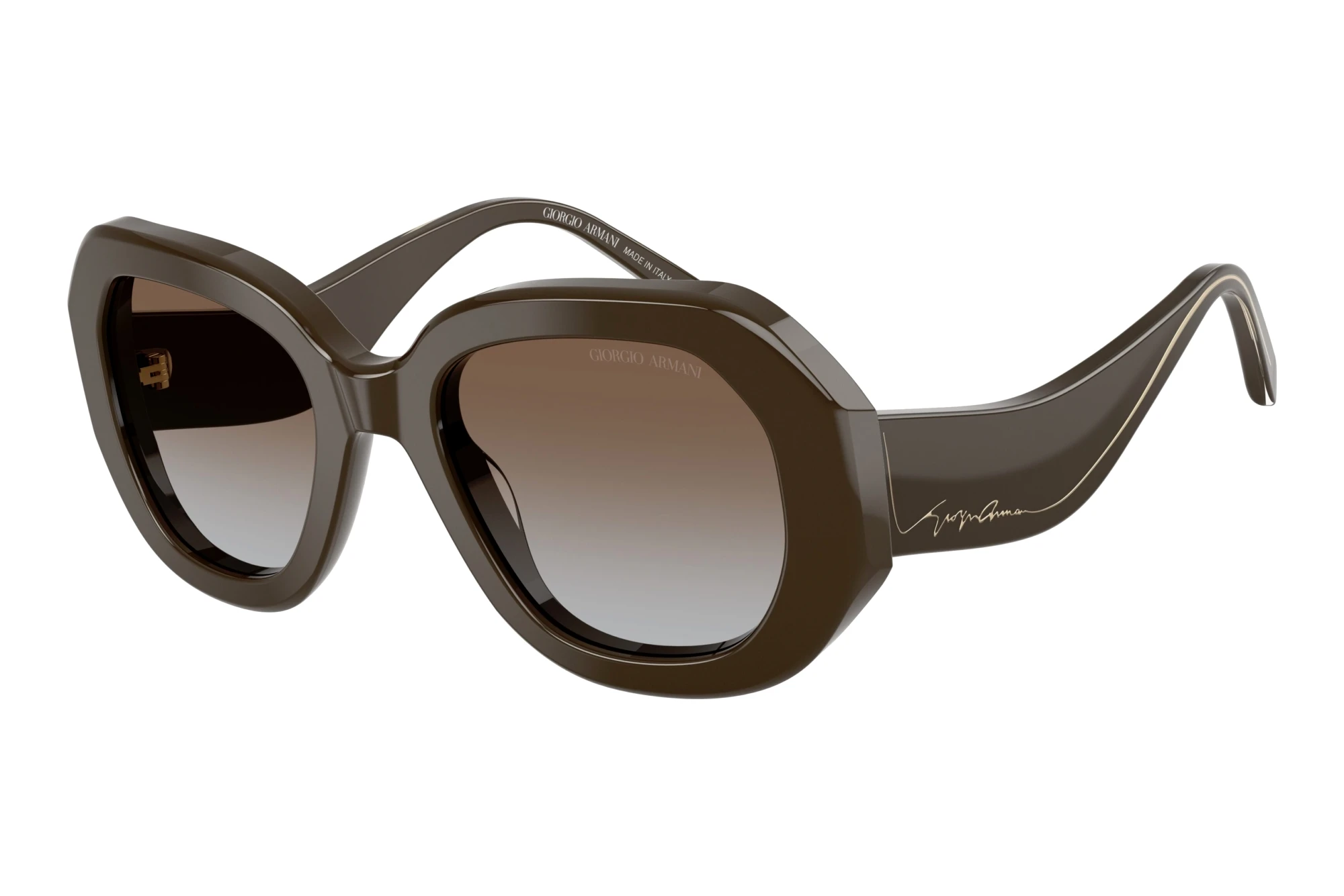 Giorgio Armani AR8248 634089 Grey Gradient BrownBrown Giorgio Armani AR8248 634089 Grey Gradient BrownBrown