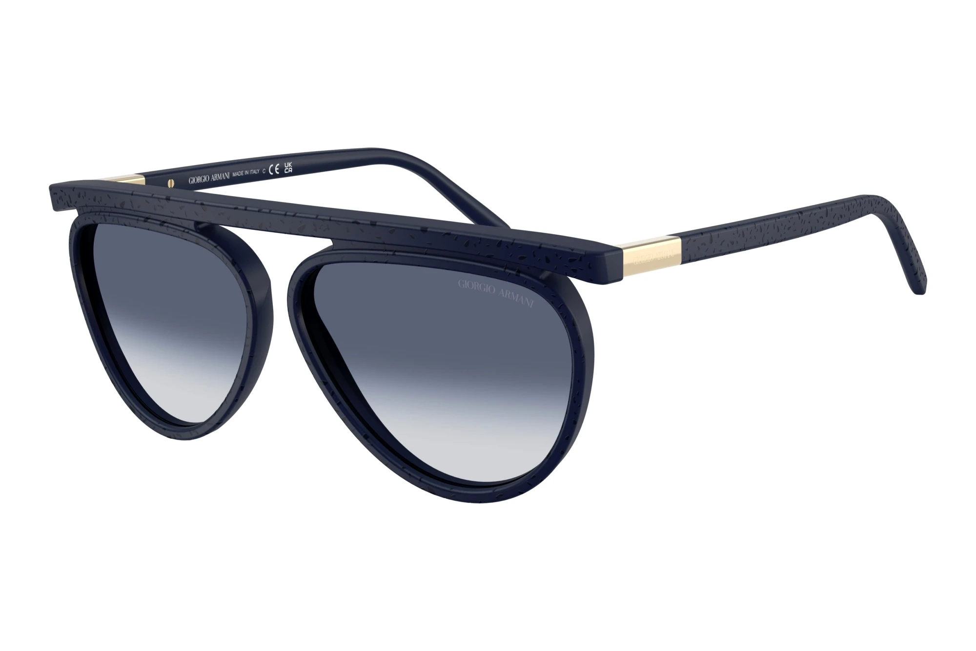 Giorgio Armani AR8262 603914 Grey Gradient BlueMatte Solid Blue Giorgio Armani AR8262 603914 Grey Gradient BlueMatte Solid Blue