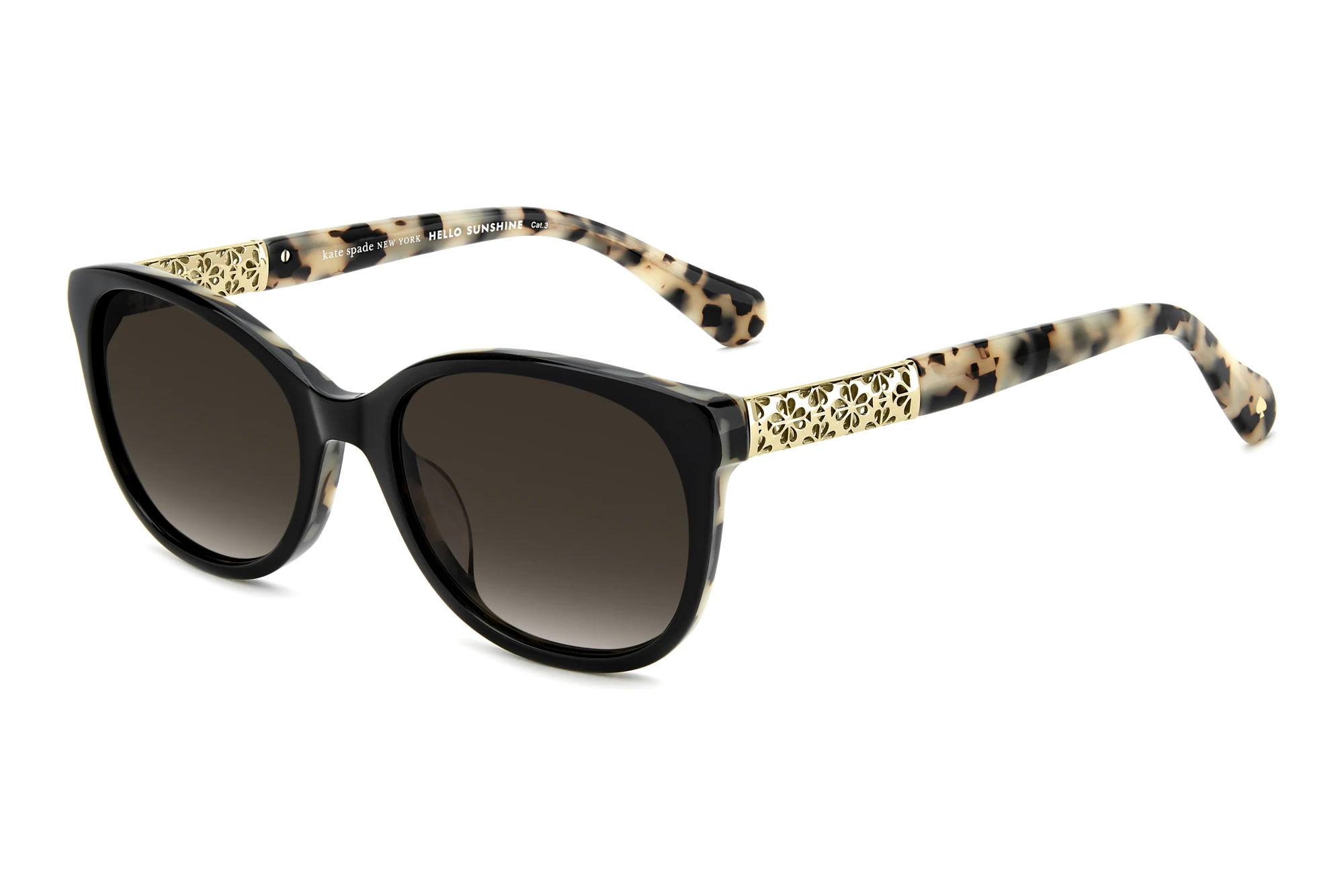 Kate Spade KS GENEVA 2/G/S WR7/HA BROWN SHADEDBLACK HAVANA Kate Spade KS GENEVA 2/G/S WR7/HA BROWN SHADEDBLACK HAVANA