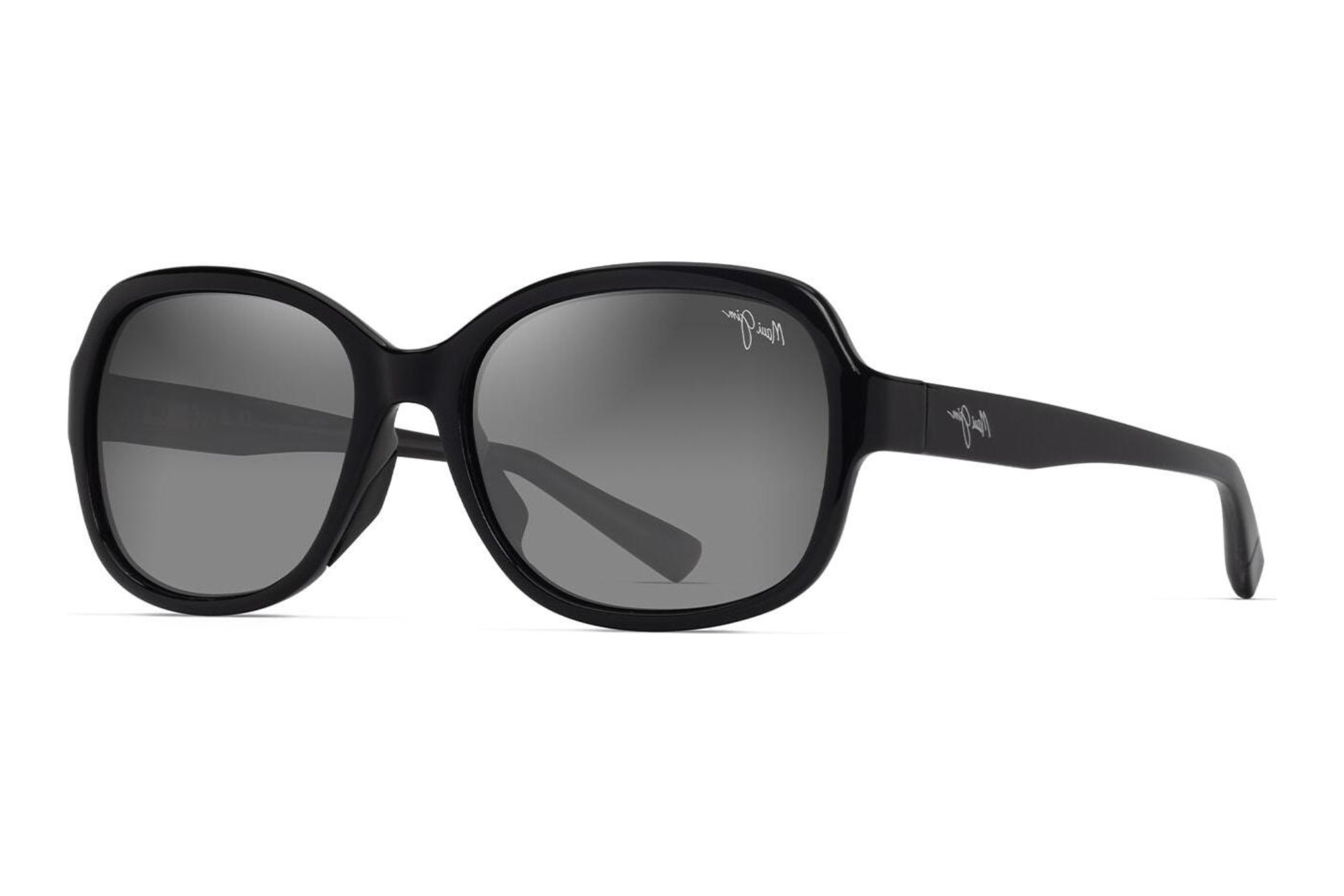 Maui Jim Hiluhilu GS355-02 Neutral GreyShiny Black Maui Jim Hiluhilu GS355-02 Neutral GreyShiny Black