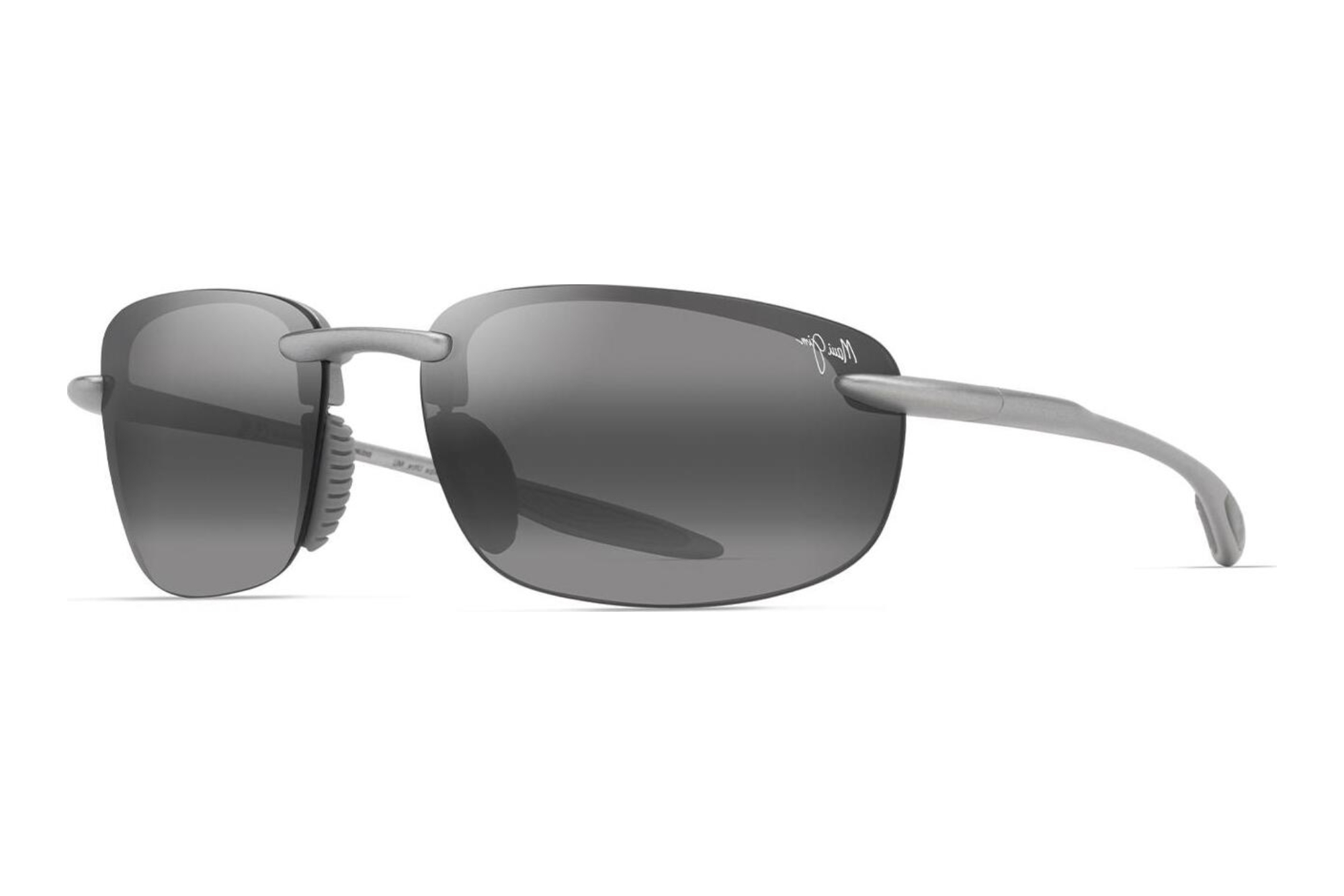 Maui Jim Hookipa Ultra 676-17 Neutral GreyMetal Matte Silver Maui Jim Hookipa Ultra 676-17 Neutral GreyMetal Matte Silver