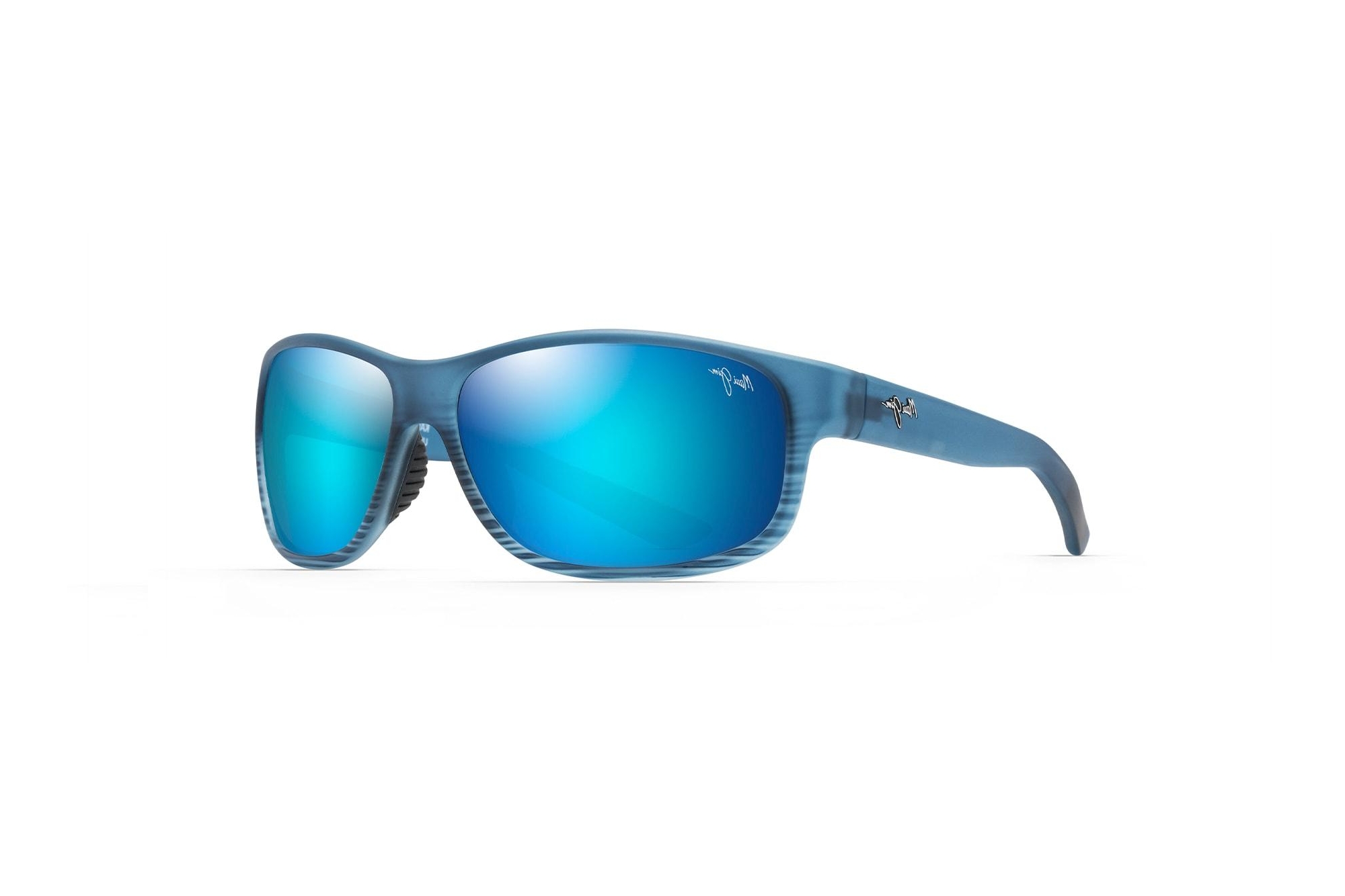 Maui Jim Kaiwi Channel B840-03S Blue HawaiiBlue Black Stripe Maui Jim Kaiwi Channel B840-03S Blue HawaiiBlue Black Stripe