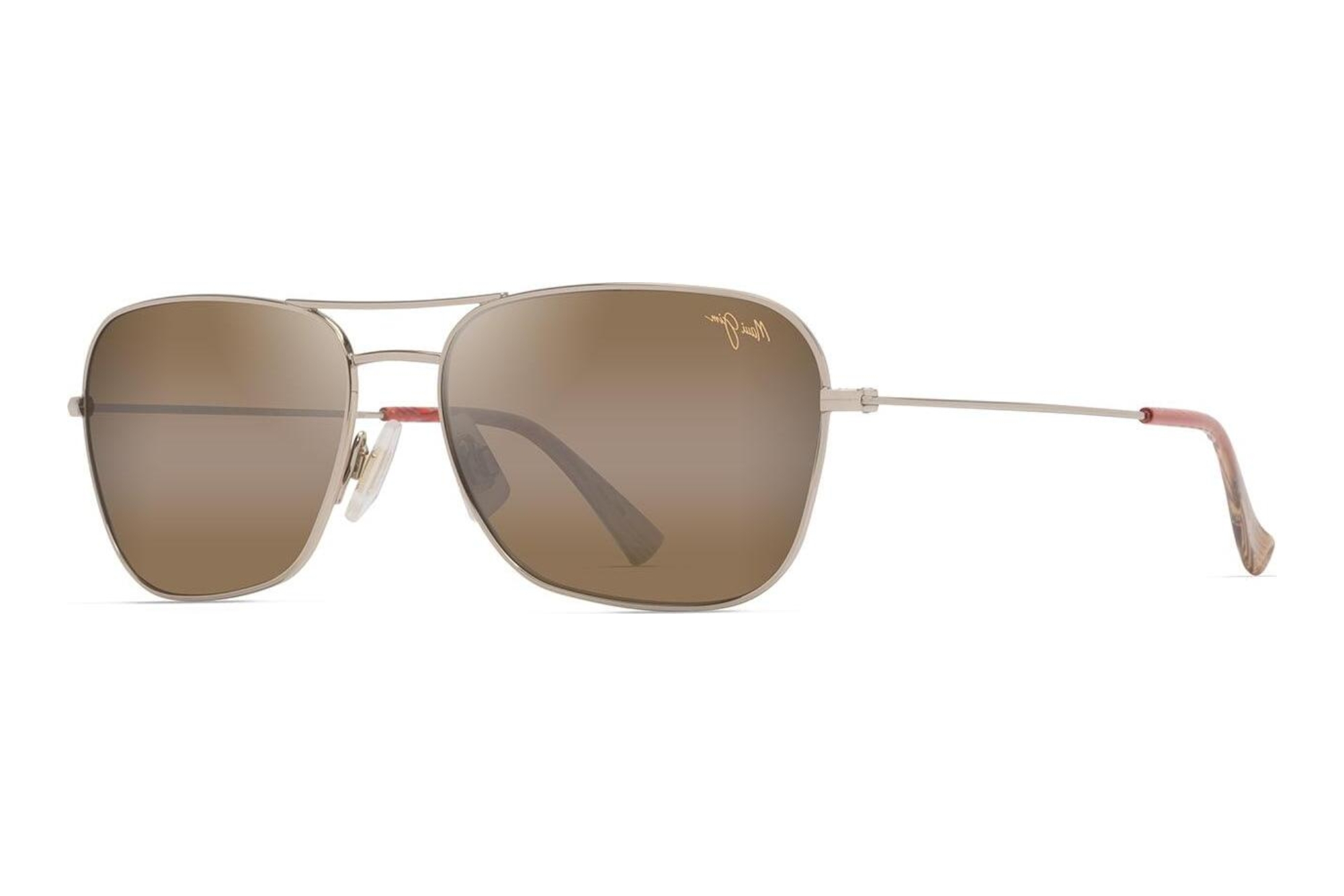 Maui Jim Naauao H675-16 HCL® BronzeShiny Light Gold w/Red & Brown Maui Jim Naauao H675-16 HCL® BronzeShiny Light Gold w/Red & Brown