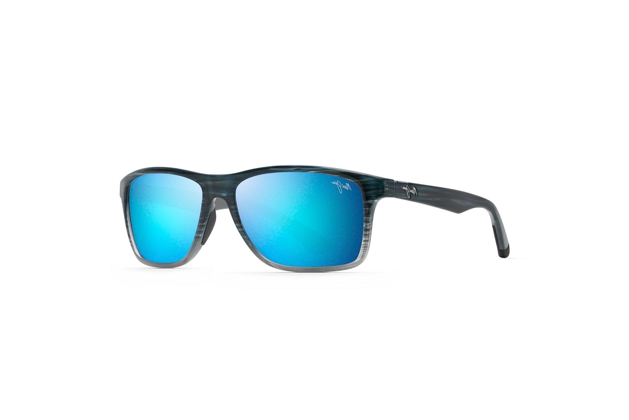 Maui Jim Onshore B798-03S Blue HawaiiBlue Black Stripe Fade Maui Jim Onshore B798-03S Blue HawaiiBlue Black Stripe Fade