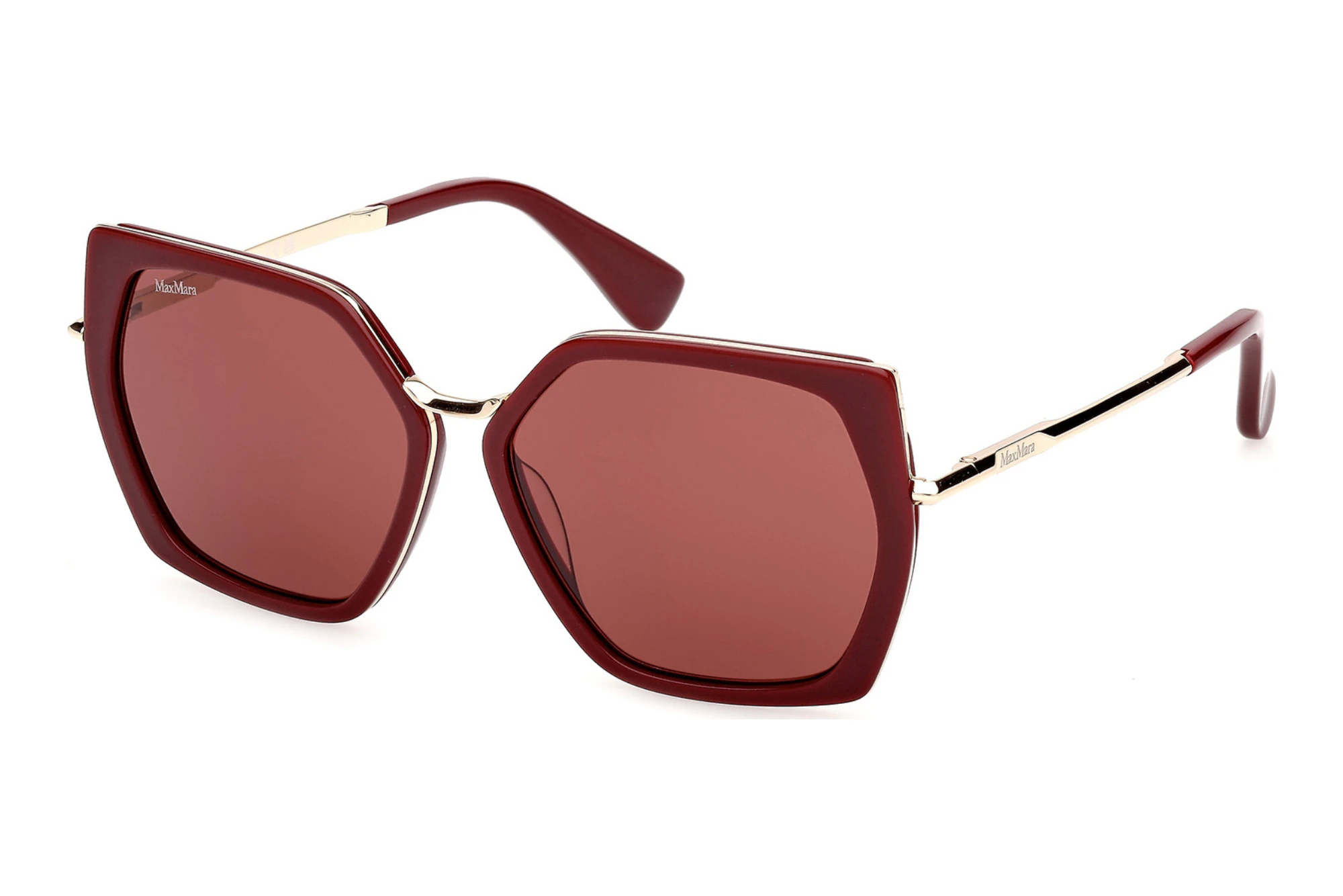 Max Mara MM0136 69S bordeauxBordeaux Glänzend Max Mara MM0136 69S bordeauxBordeaux Glänzend