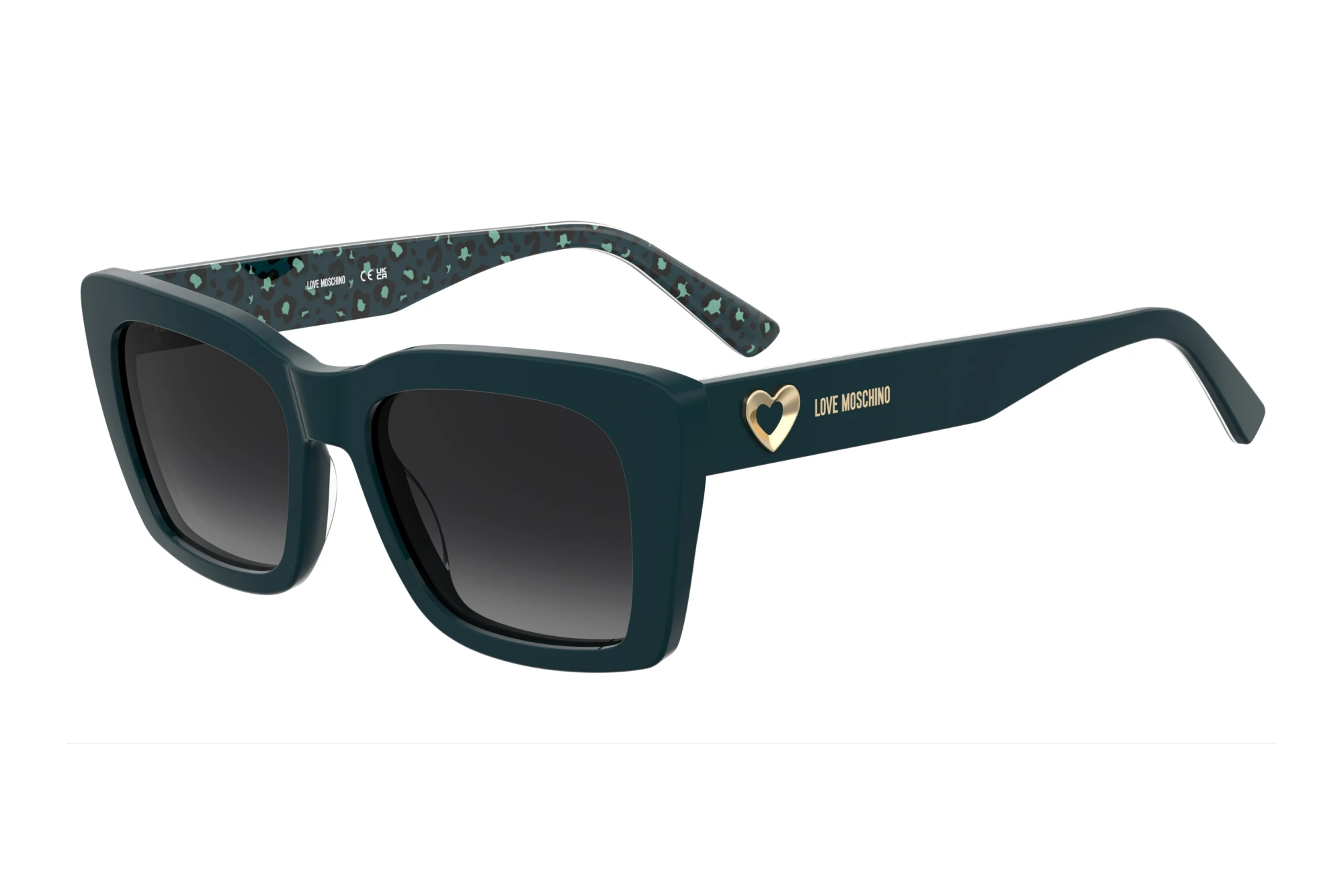 Moschino MOL106/S ZI9/9O GREY SHADEDTEAL Moschino MOL106/S ZI9/9O GREY SHADEDTEAL