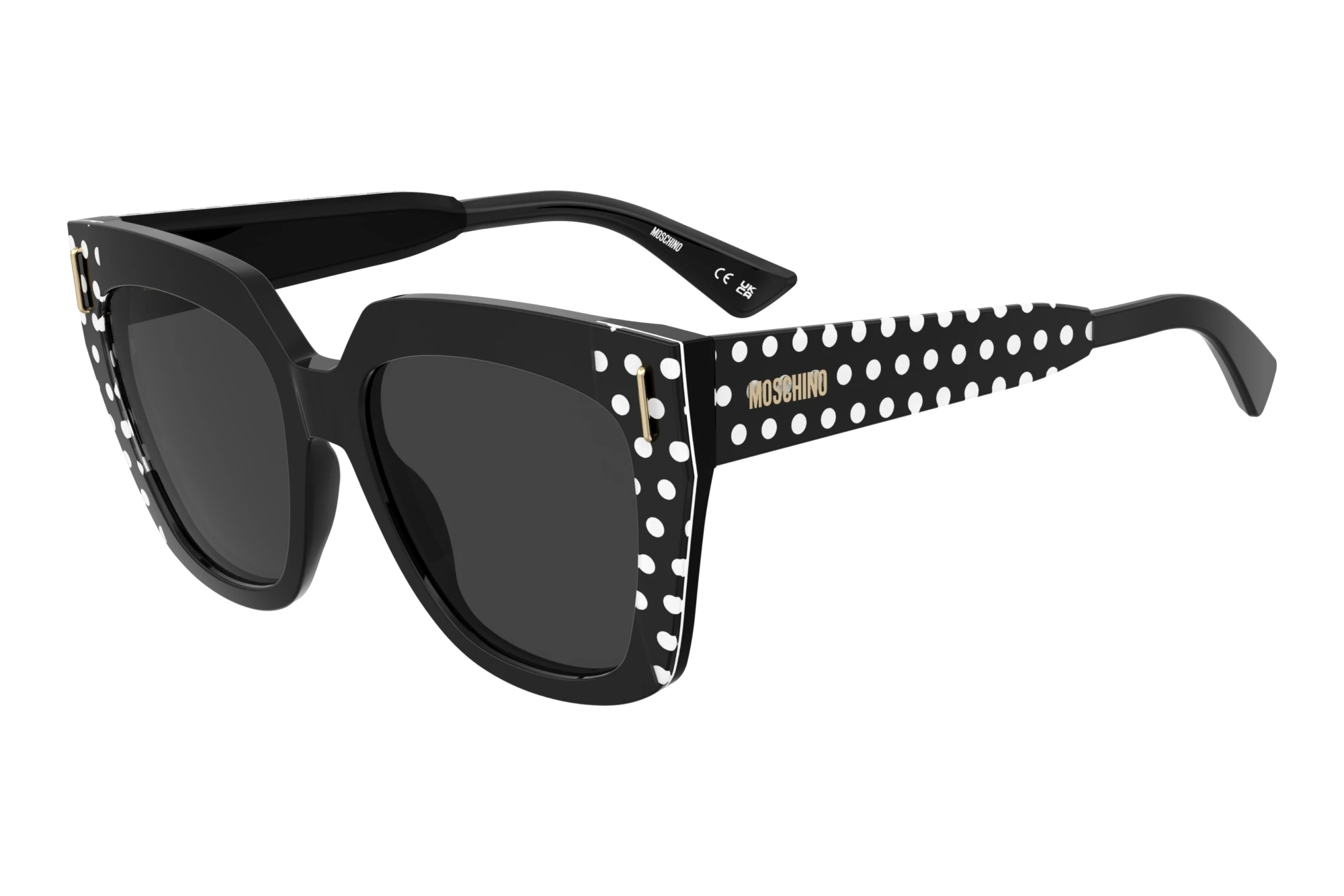 Moschino MOS207/S 7RM/IR GREYPATTERN BLACK Moschino MOS207/S 7RM/IR GREYPATTERN BLACK