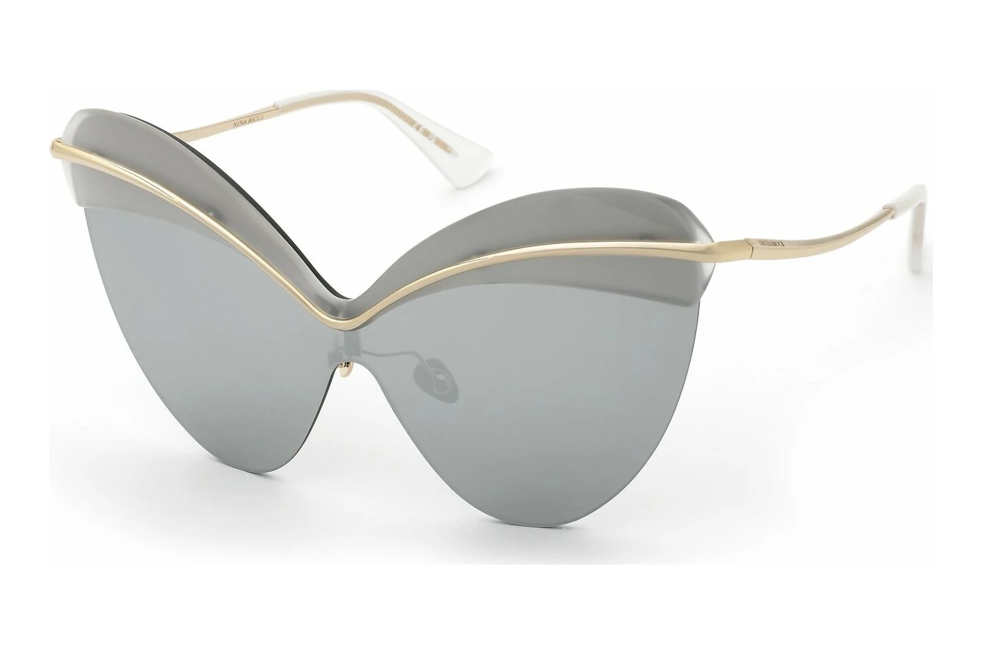 Nina Ricci SNR442 300X SMOKE/MIRROR SILVERTOTAL SHINY ROSE GOLD Nina Ricci SNR442 300X SMOKE/MIRROR SILVERTOTAL SHINY ROSE GOLD